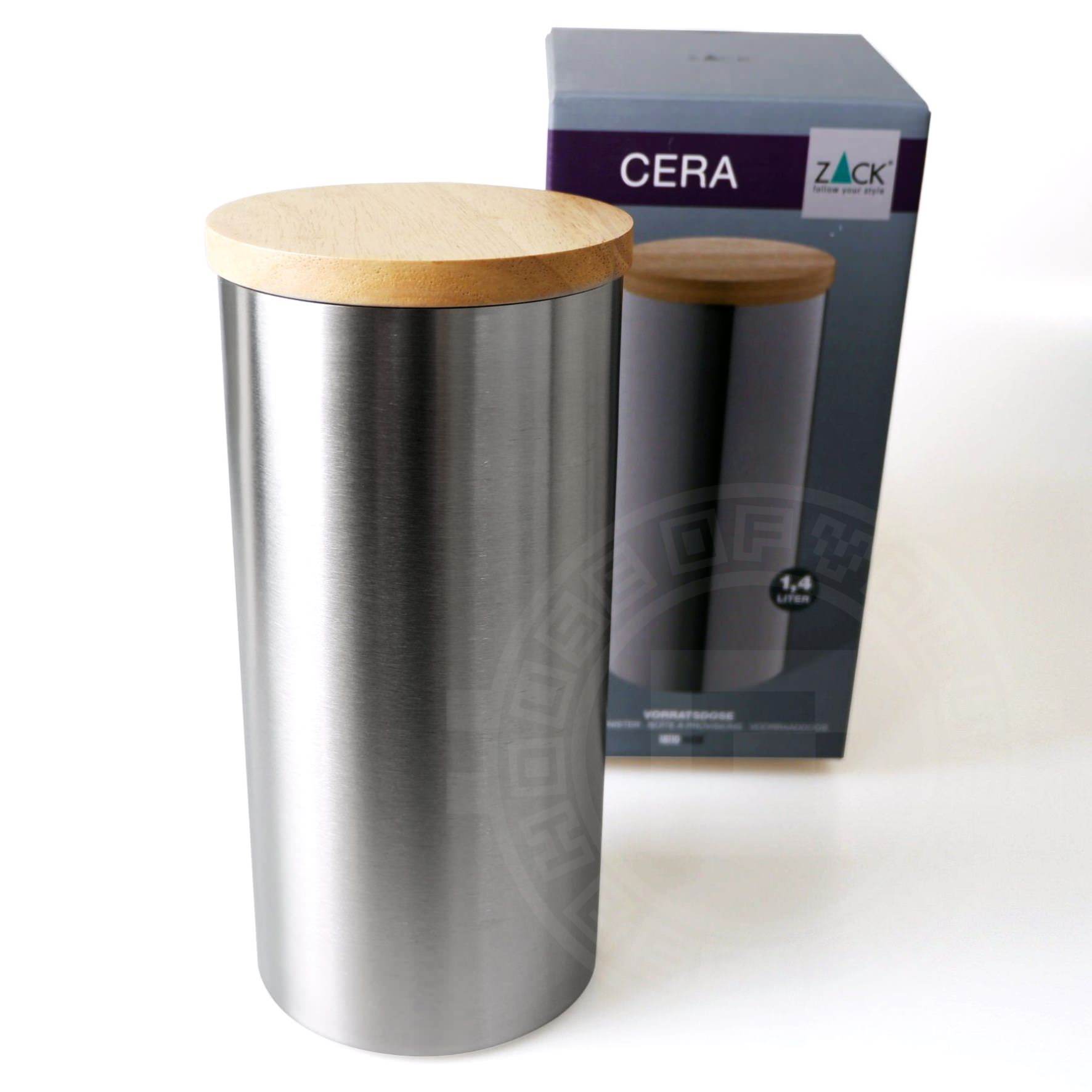 キャニスターL|CERA HL 紅茶 茶葉 ティーバッグ 珈琲 保存容器 高さ22.2cm 直径10.2cm 18/10ステンレス製 ヘアライン仕上げ 24005