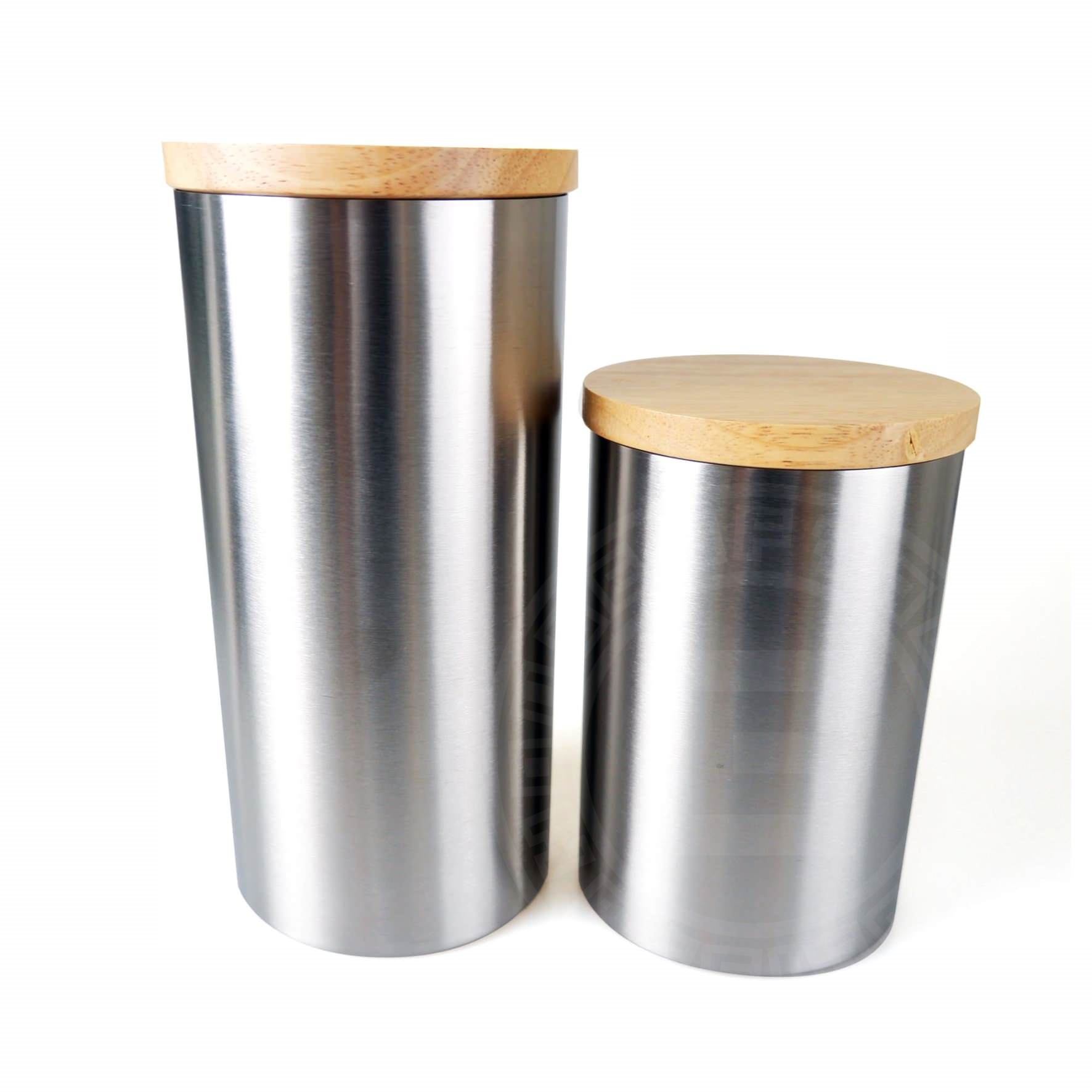 キャニスターL|CERA HL 紅茶 茶葉 ティーバッグ 珈琲 保存容器 高さ22.2cm 直径10.2cm 18/10ステンレス製 ヘアライン仕上げ 24005