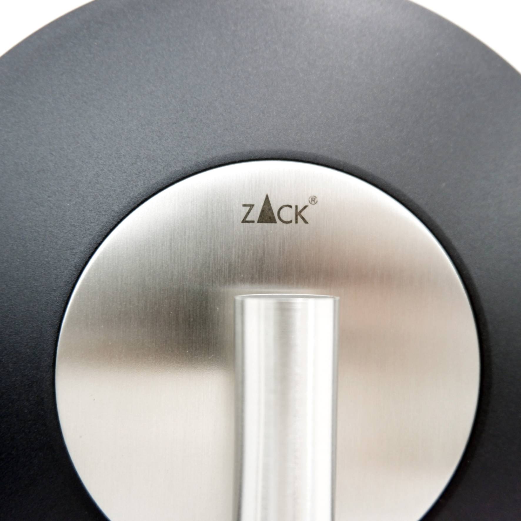 メイクアップミラー|ZACK 40524 OLOMO HL 卓上ハンドヘルドミラー コスメティックミラー 単面鏡 等倍鏡 高さ30.2cm トレー幅22.5cm 奥行き10cm 鏡直径14.6cm 18/10ステンレス製 ヘアライン仕上げ 06