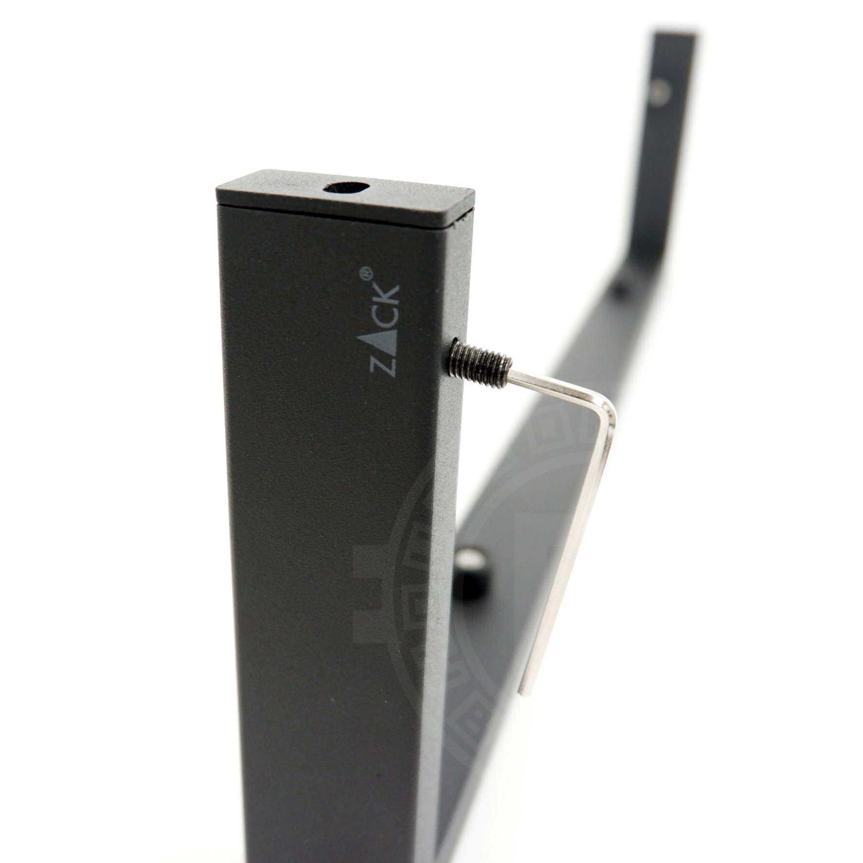 バスルームシェルフ|LINEA MB ガラスのシェルフ シャワーラック バスルームラック バス収納備品置き 洗面収納 壁設置タイプ 幅46.5cm 高さ3cm 奥行き13.2cm 18/10ステンレス製 マットブラック 40574
