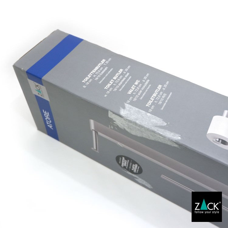 [サンプル品] ZACK 40417B ATORE ドイツZACK社製モダンデザインのトイレットバトラー HL [在庫あり]