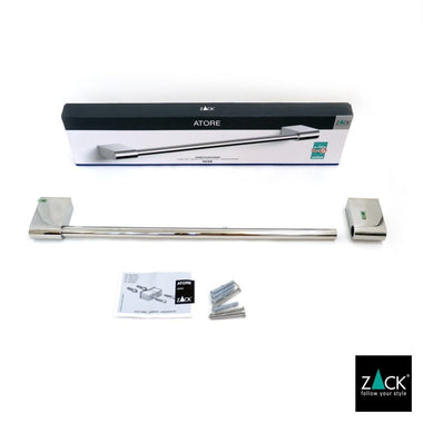 [サンプル品] ZACK 40459 ATORE ドイツZACK社製モダンデザインのタオルレール50cm 壁付けタイプ DIY MP [在庫あり]