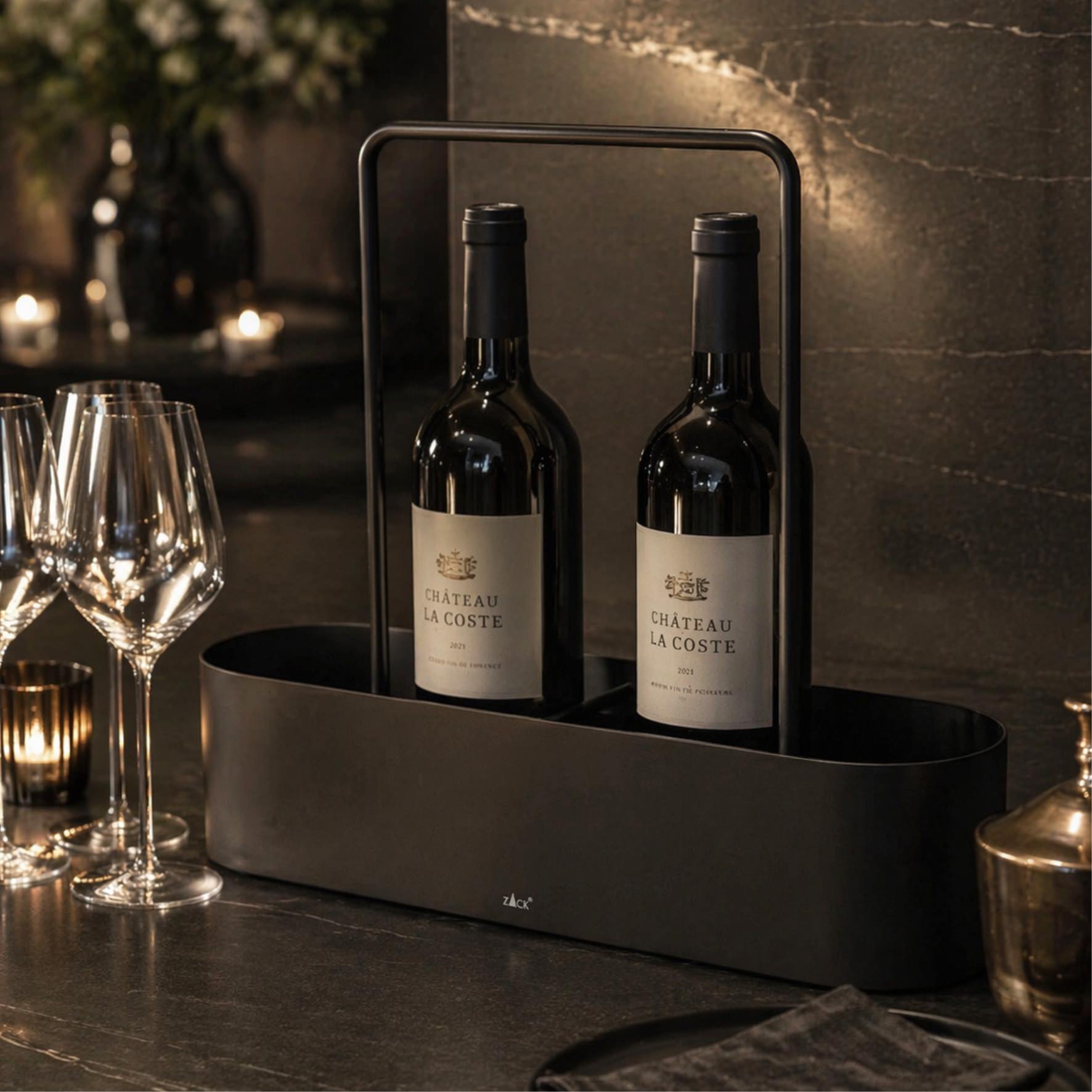 ボトルキャリア｜ZACK 20767 UMO MB ワインボトルキャリー 持ち運び