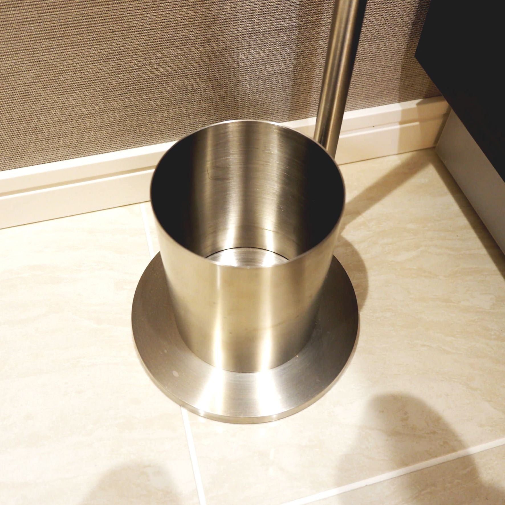 トイレットバトラー｜MARINO HL トイレットペーパースタンド トイレブラシスタンド トイレブラシ 高さ76cm 18/10ステンレス製 ヘアライン仕上げ 40188