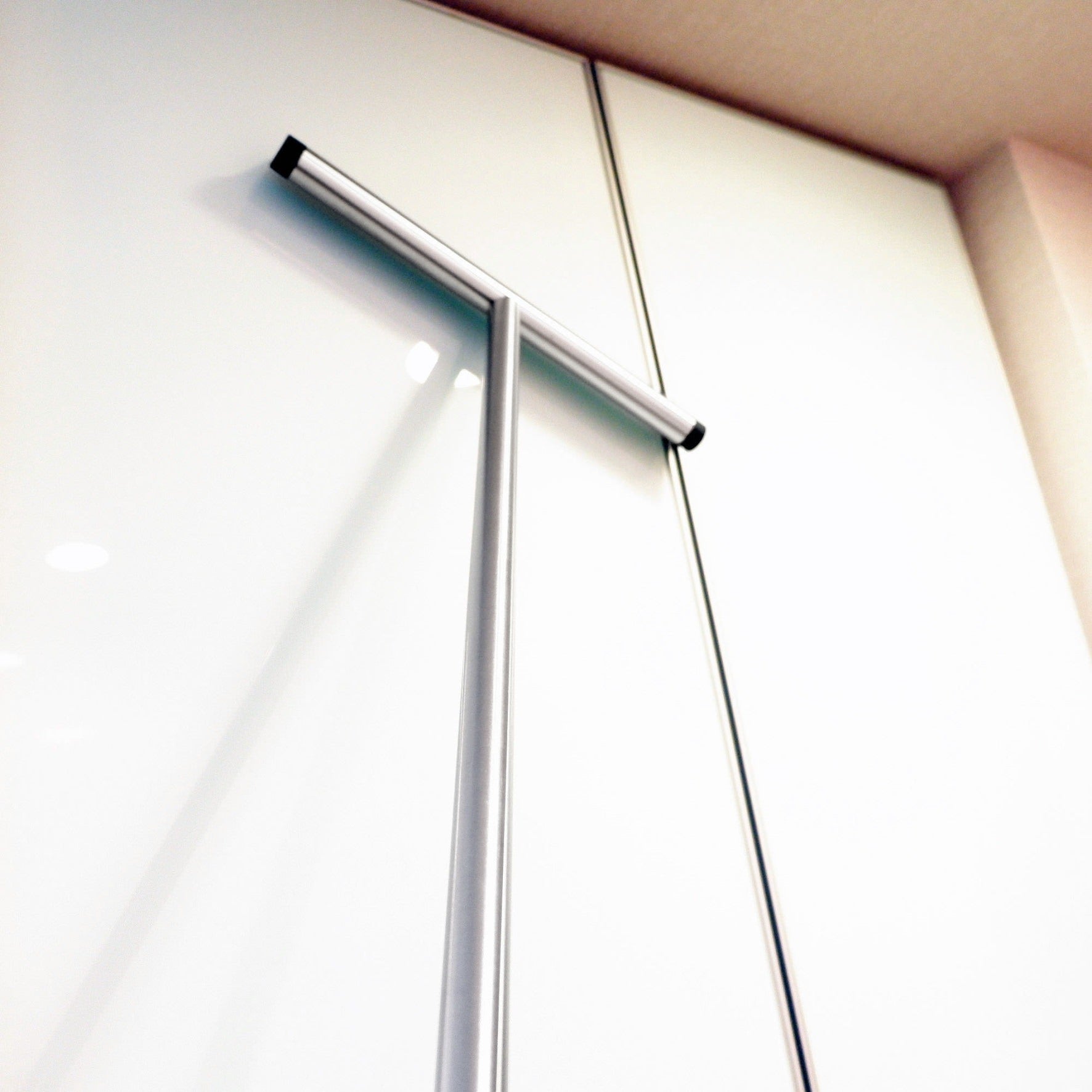 フロアスクイージーL｜JAZ HL フロア用水取りワイパー 水切りワイパー 玄関用スクージー 長さ120cm 幅32cm 18/10ステンレス製 ヘアライン仕上げ 40328