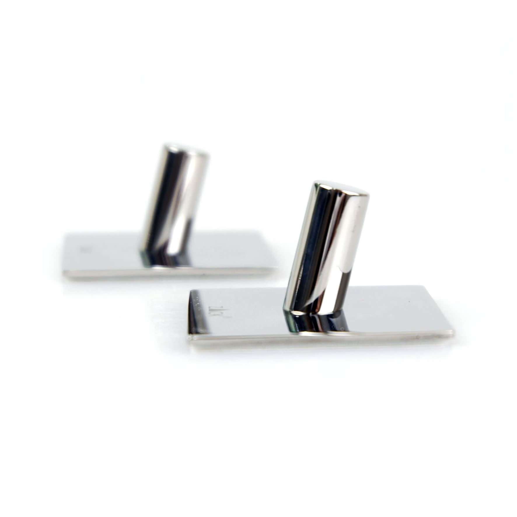 タオル掛け｜DUPLO MP タオルフック 2個入 タオルホルダー シール接着タイプ 縦4.2cm 横4.2cm 18/10ステンレス製 ミラーポリッシュ仕上げ 40331