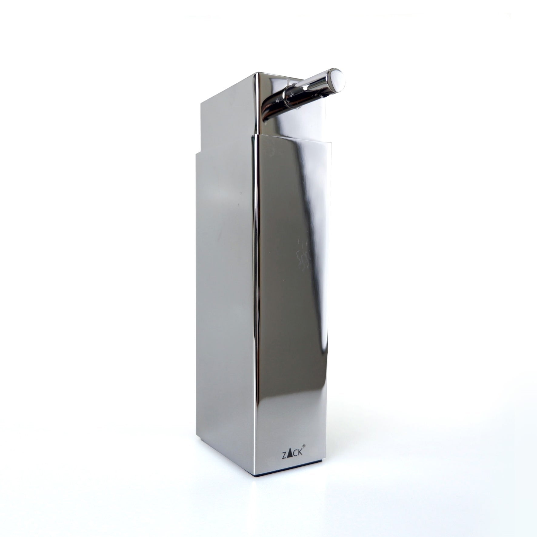 リキッドディスペンサー｜LINEA MP 液体用ソープ リキッドソープ 置き型タイプ 高さ16.9cm 幅4cm 奥行き8.6cm 190ml 18/10ステンレス製 ミラーポリッシュ仕上げ 40338