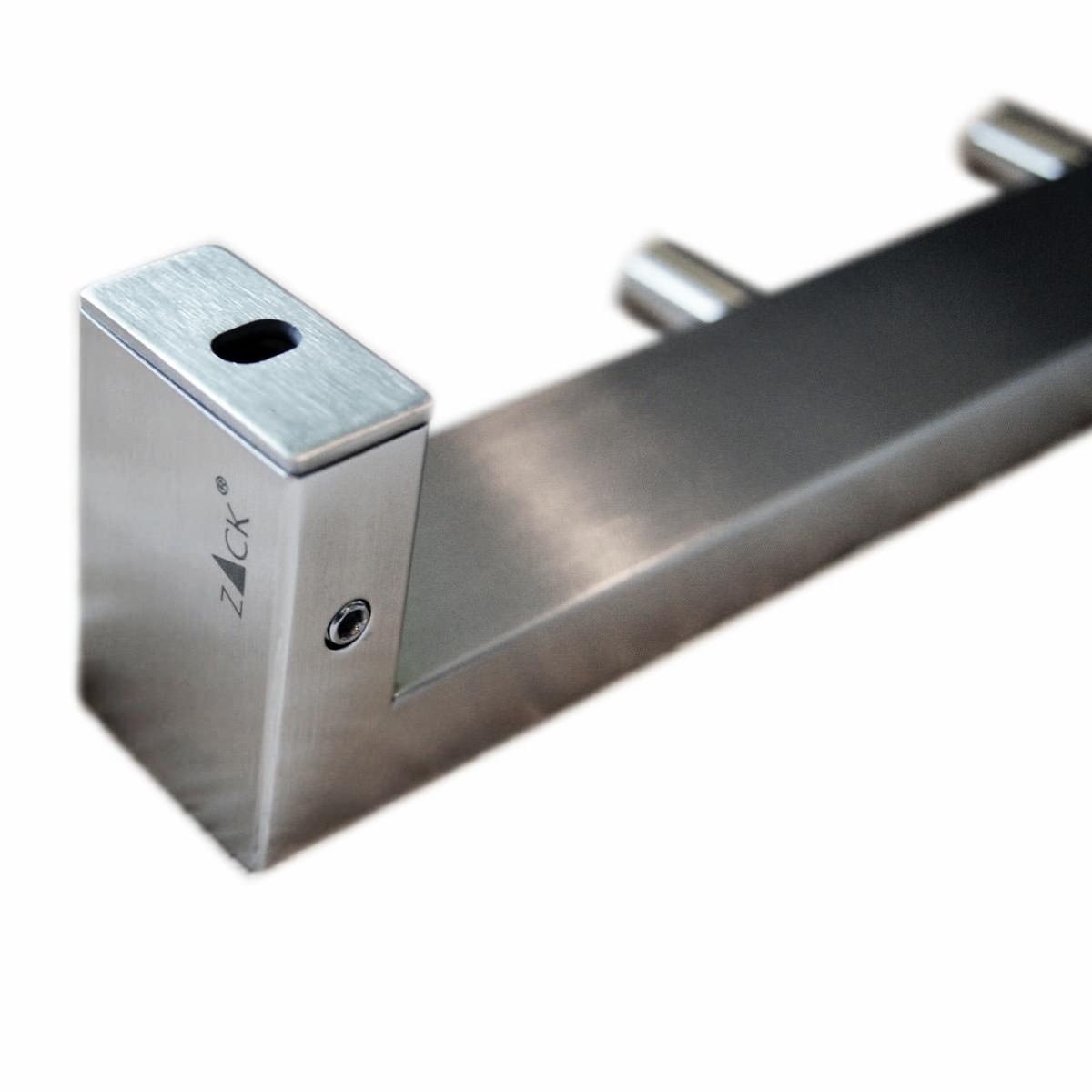 タオル掛け｜LINEA HL タオルフックレール タオルホルダー ループタオル タオルハンガー 壁設置 幅26.5cm 高さ4.8cm 奥行き4.7cm 18/10ステンレス製 ヘアライン仕上げ 40389