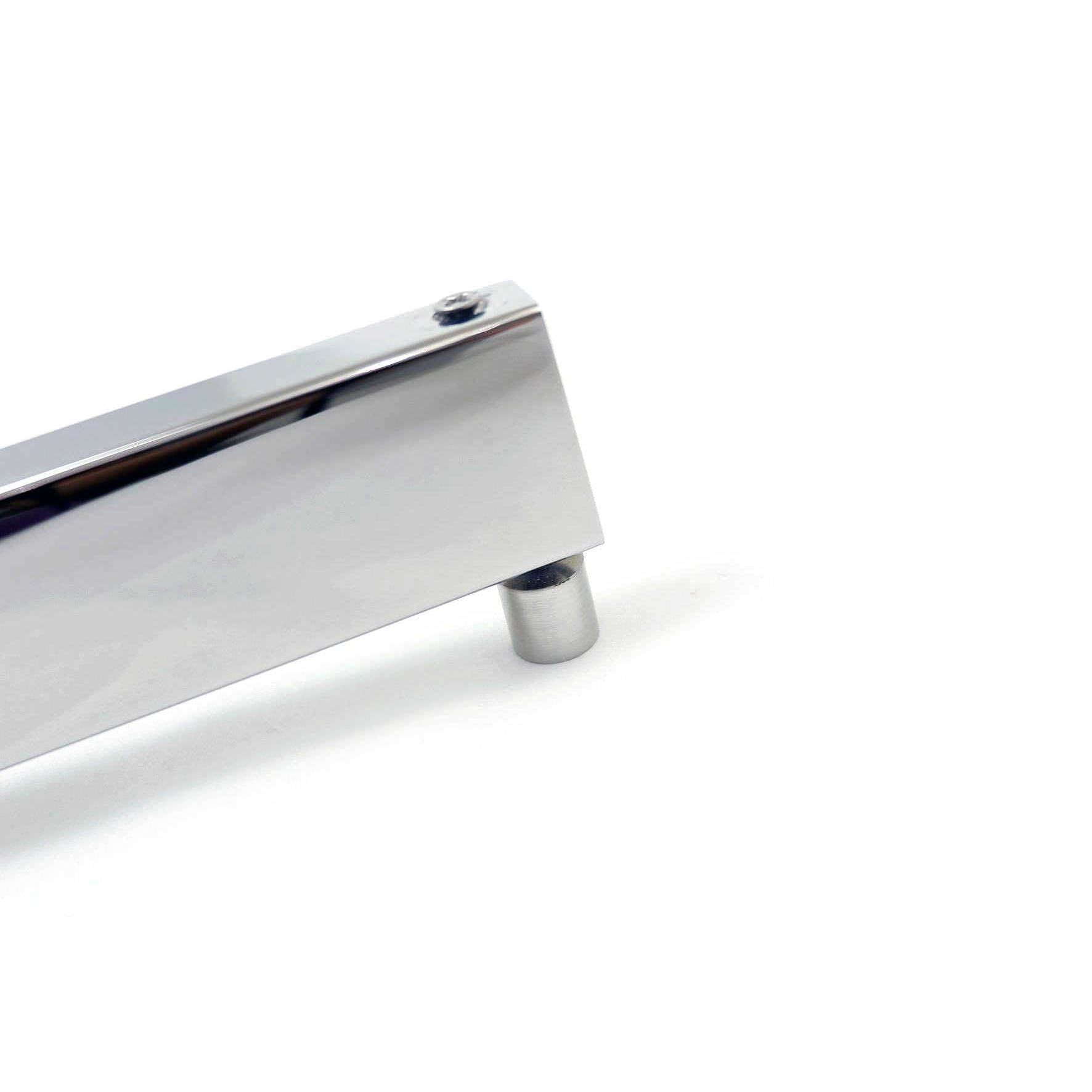 トレイ付きトイレットペーパーホルダー｜LINEA MP ペーパーホルダー ペーパーストッカー 壁設置タイプ トレイ付き 幅28cm 高さ4.2cm 奥行き13.2cm 18/10ステンレス製 ミラーポリッシュ仕上げ 40407