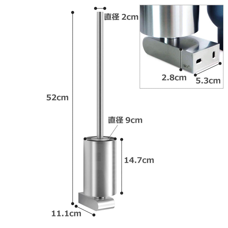 ZACK 40416 ATORE トイレブラシ