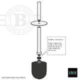 トイレブラシ｜TUBO MB 18/10ステンレス製 マットブラック 40449 -