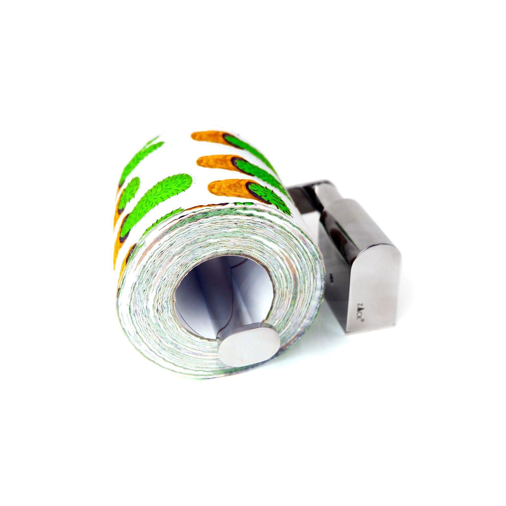 トイレットペーパーホルダー｜ATORE MP ペーパーホルダー ペーパーストッカー 壁設置タイプ 幅12.4cm 高さ10.4cm 奥行き5.4cm 18/10ステンレス製 ミラーポリッシュ仕上げ 40471