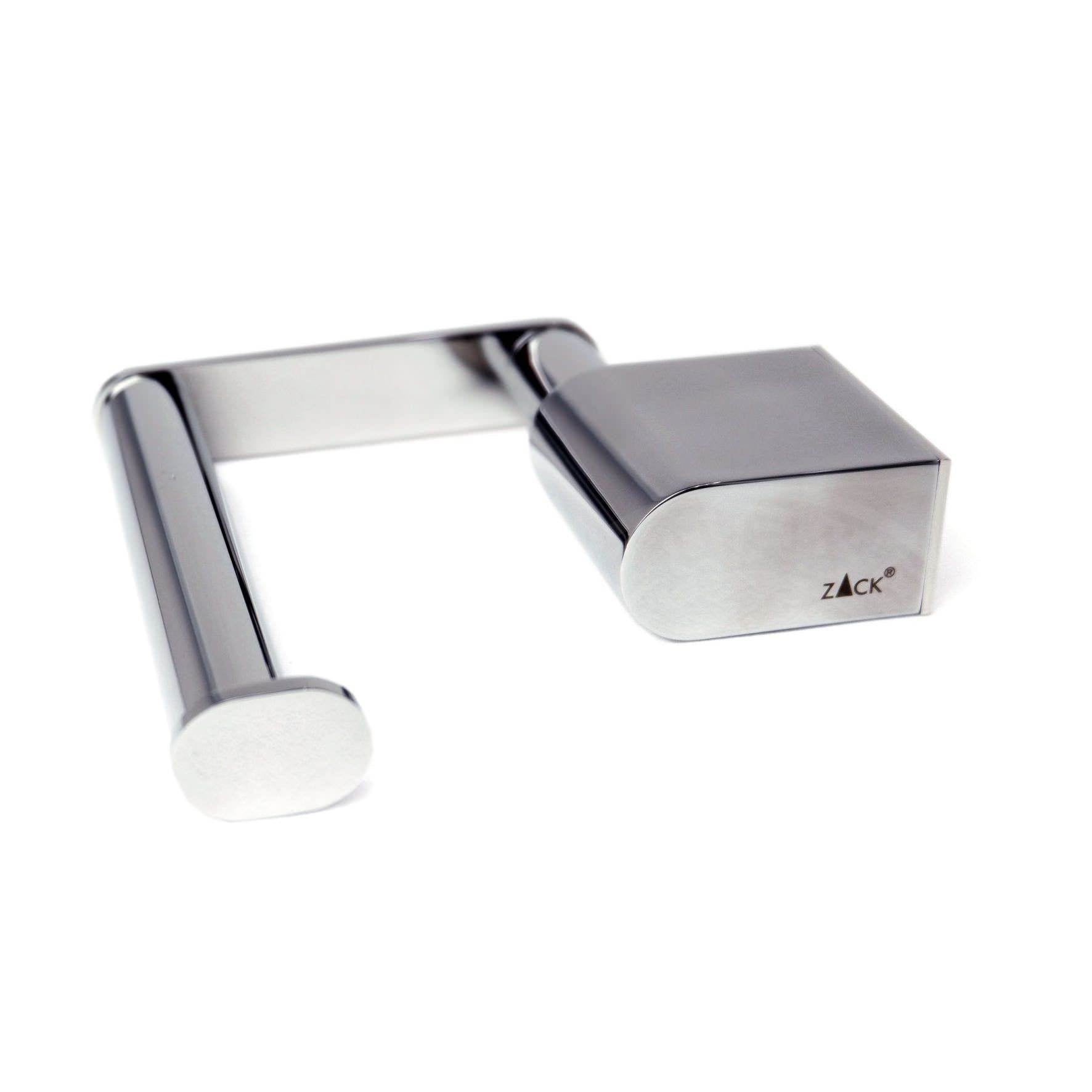 トイレットペーパーホルダー｜ATORE MP ペーパーホルダー ペーパーストッカー 壁設置タイプ 幅12.4cm 高さ10.4cm 奥行き5.4cm 18/10ステンレス製 ミラーポリッシュ仕上げ 40471
