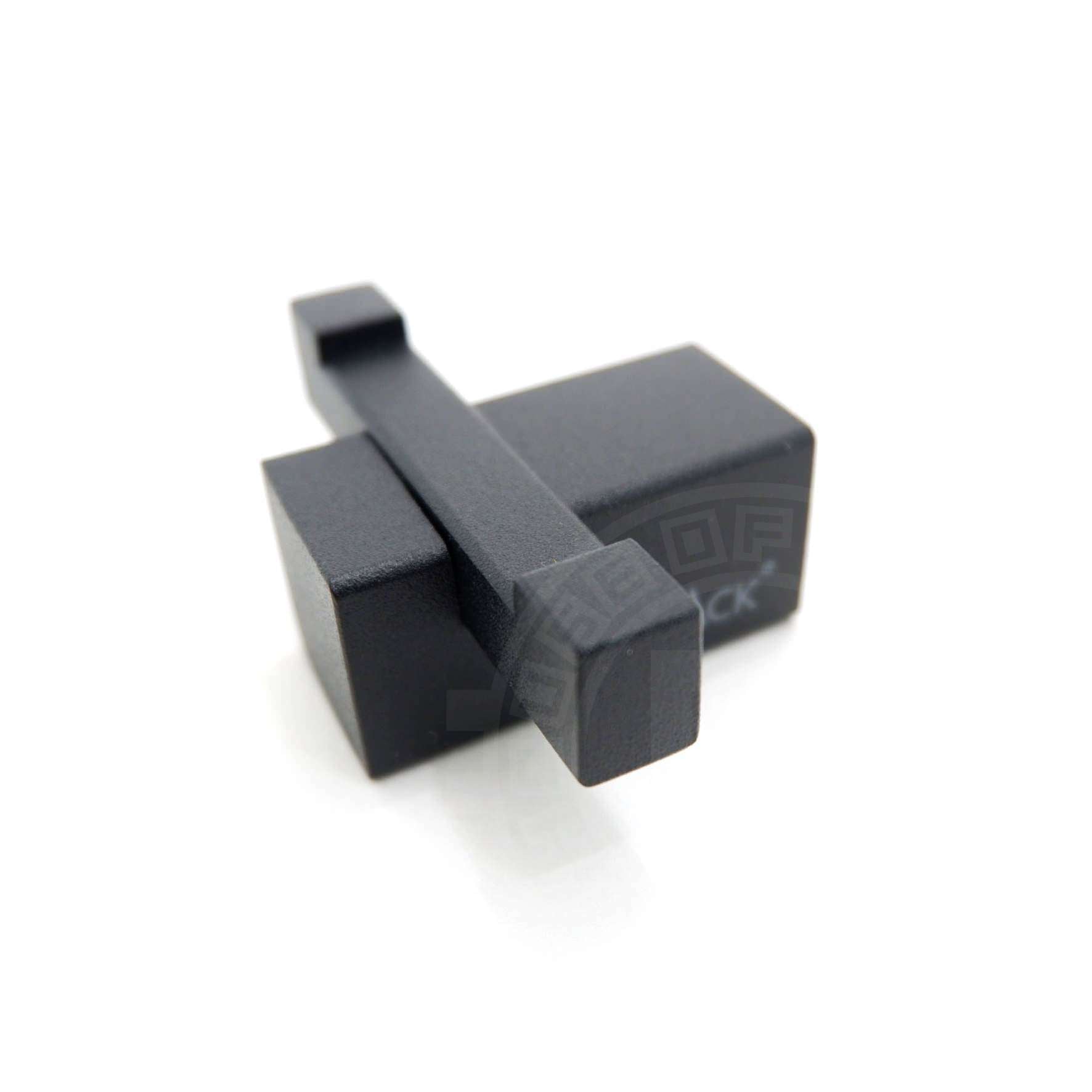 タオル掛け｜CARVO MB ダブルタオルフック ダブルフック 2枚掛け 壁設置タイプ 高さ2.6cm 奥行き4.5cm 幅6.5cm 18/10ステンレス製 マットブラック 40504