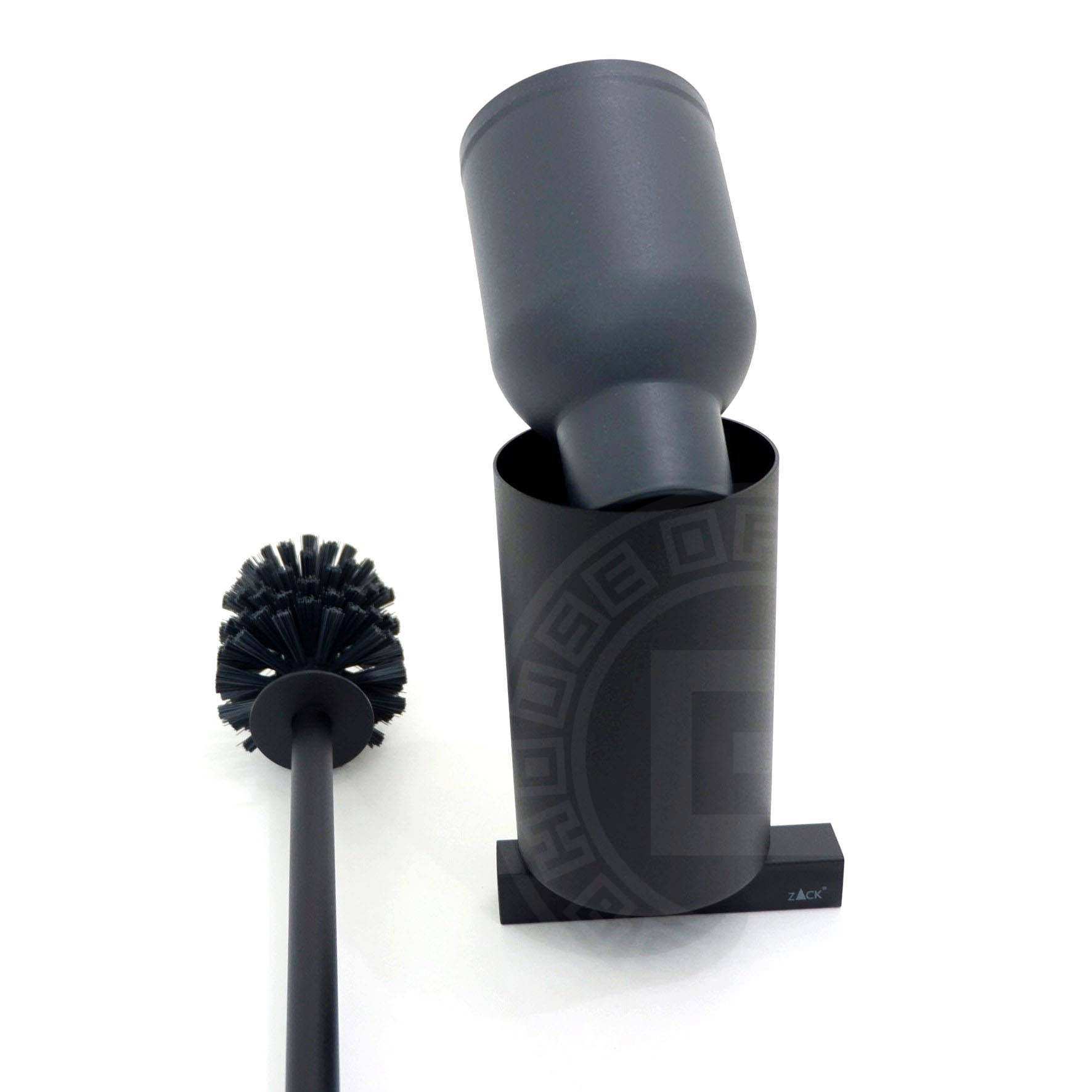 トイレブラシ｜CARVO MB 壁設置タイプ トイレ掃除 長さ50.1cm ケース幅8.9cm 奥行き12.2cm 18/10ステンレス製 マットブラック 40507