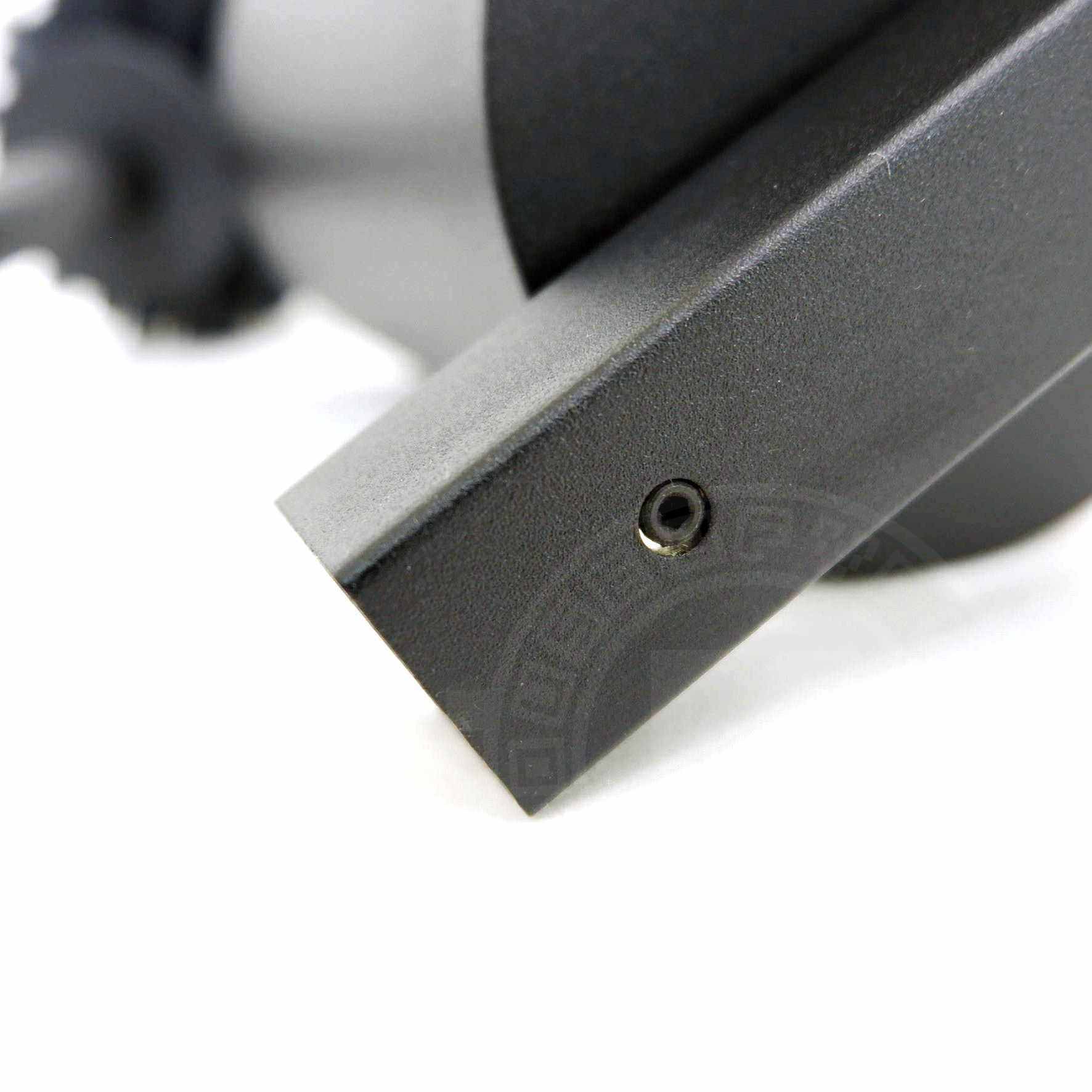 トイレブラシ｜CARVO MB 壁設置タイプ トイレ掃除 長さ50.1cm ケース幅8.9cm 奥行き12.2cm 18/10ステンレス製 マットブラック 40507