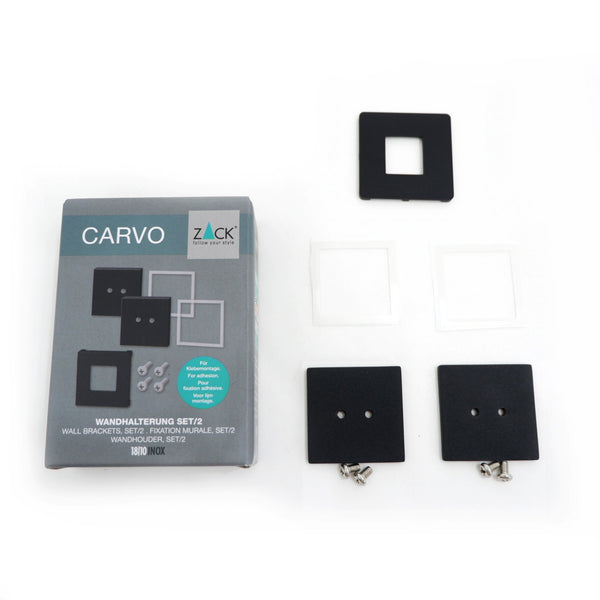 CARVO接着用ブラケット｜CARVO MB 18/10ステンレス製 マットブラック 40512 -