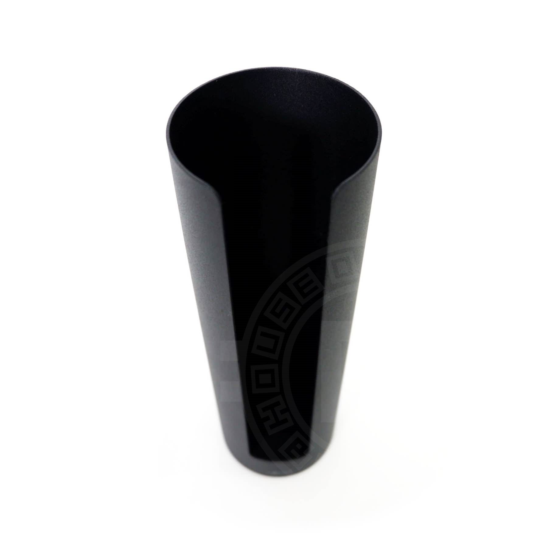 コットンパッドディスペンサー｜OLOMO MB コットンパッドスタンド コットンスタンド 洗面収納 直径6.4cm 高さ20.3cm 18/10ステンレス製 マットブラック 40518