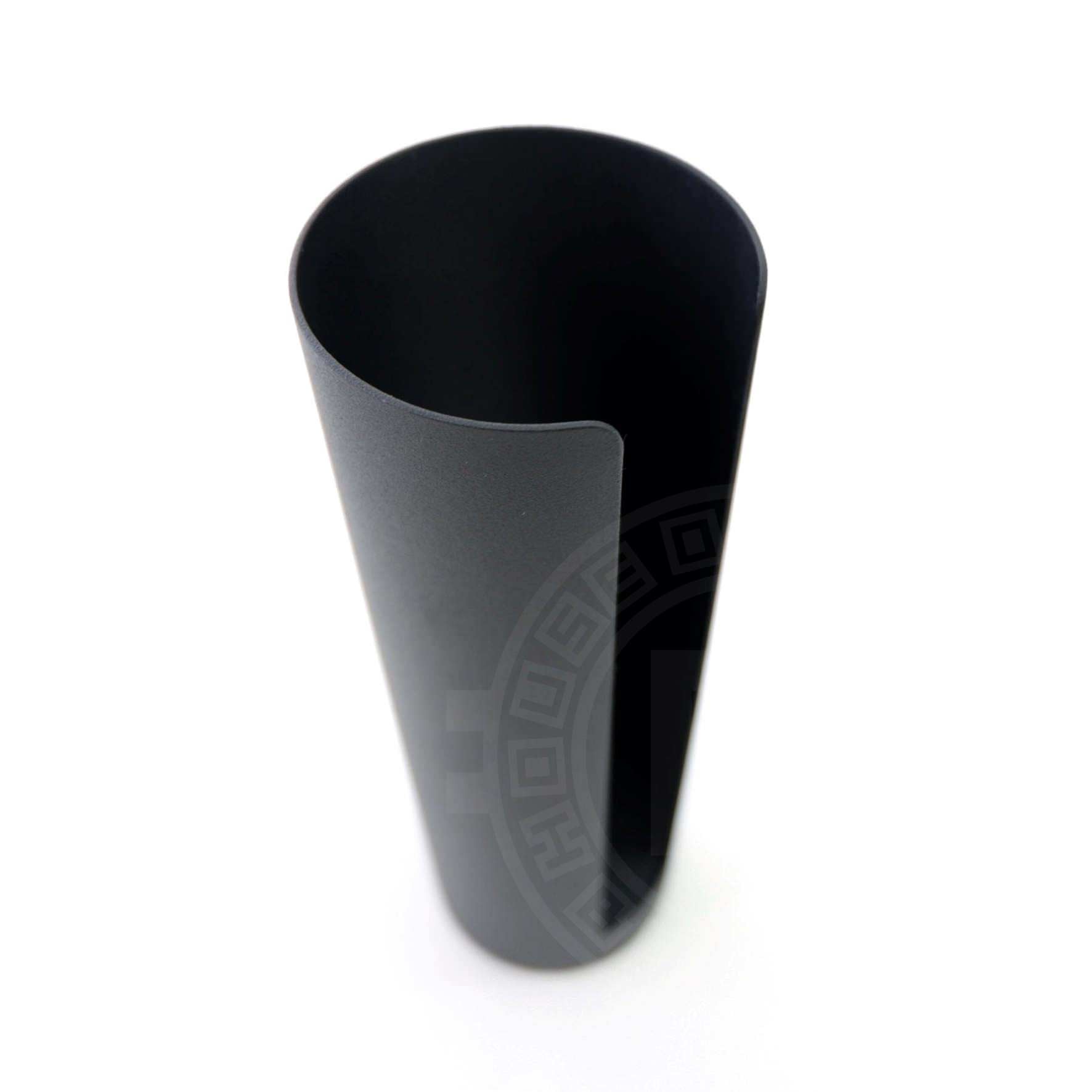 コットンパッドディスペンサー｜OLOMO MB コットンパッドスタンド コットンスタンド 洗面収納 直径6.4cm 高さ20.3cm 18/10ステンレス製 マットブラック 40518