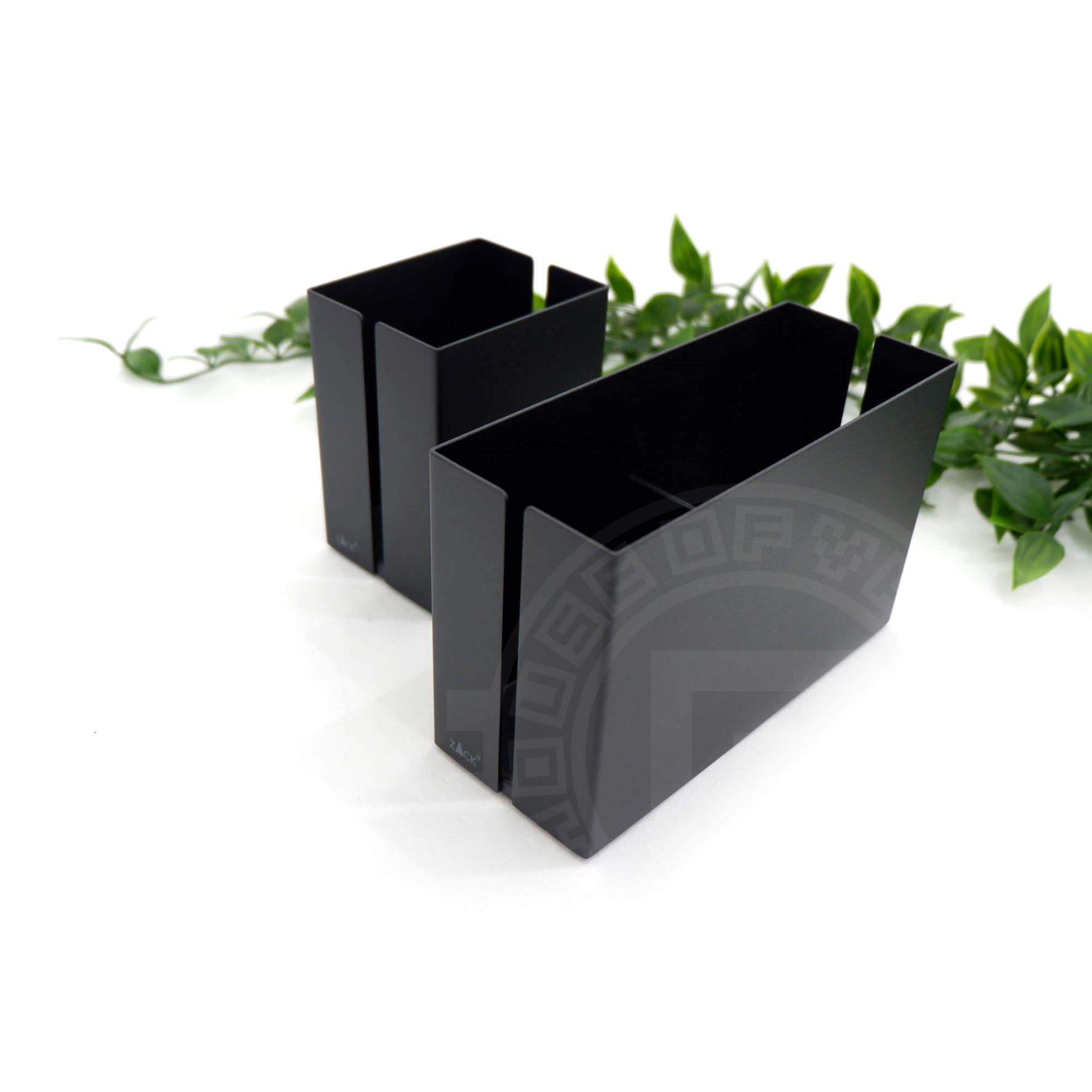 ユーテンシルボックスL｜POTES MB ツールボックス 小物入れ コスメケース 洗面収納 幅15cm 高さ9.7cm 奥行き6cm 18/10ステンレス製 マットブラック 40535