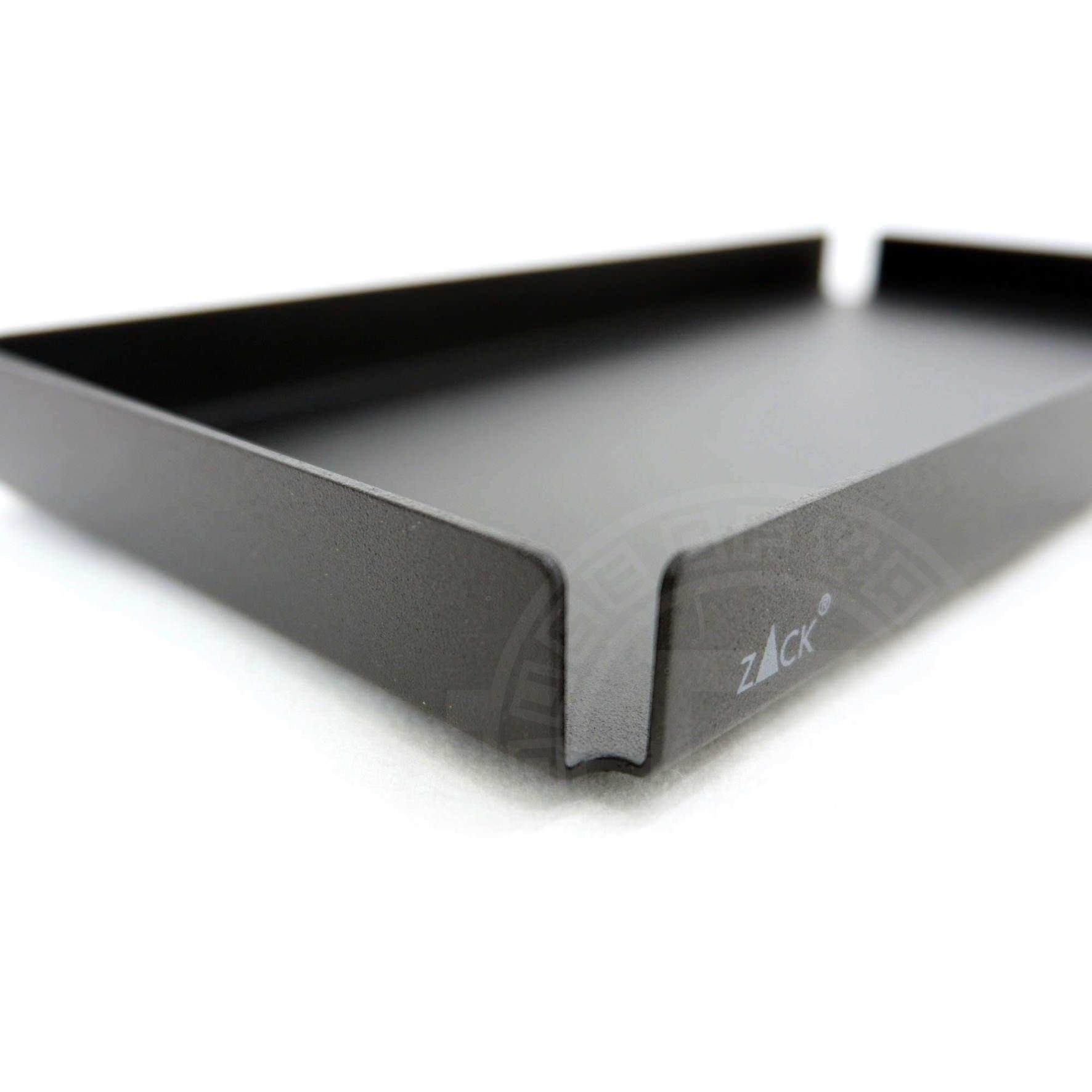 トレイS｜POTES MB 小物入れ コスメケース 洗面収納 幅20cm 高さ2cm 奥行き10cm 18/10ステンレス製 マットブラック 40539
