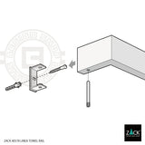 ZACK 40578 LINEA タオルレール