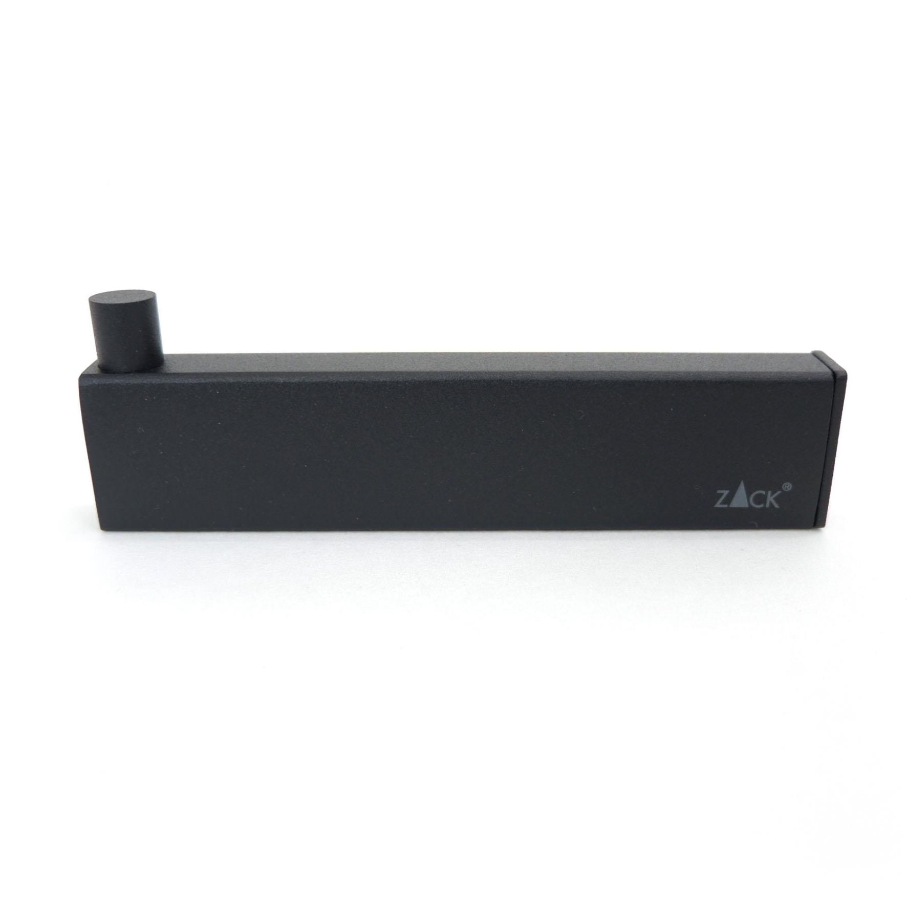 スペアトイレットペーパーホルダー｜LINEA MB ペーパーストッカー ペーパースタンド 壁設置タイプ 高さ4.2cm 幅1.5cm 奥行き13.1cm 18/10ステンレス製 マットブラック 40581