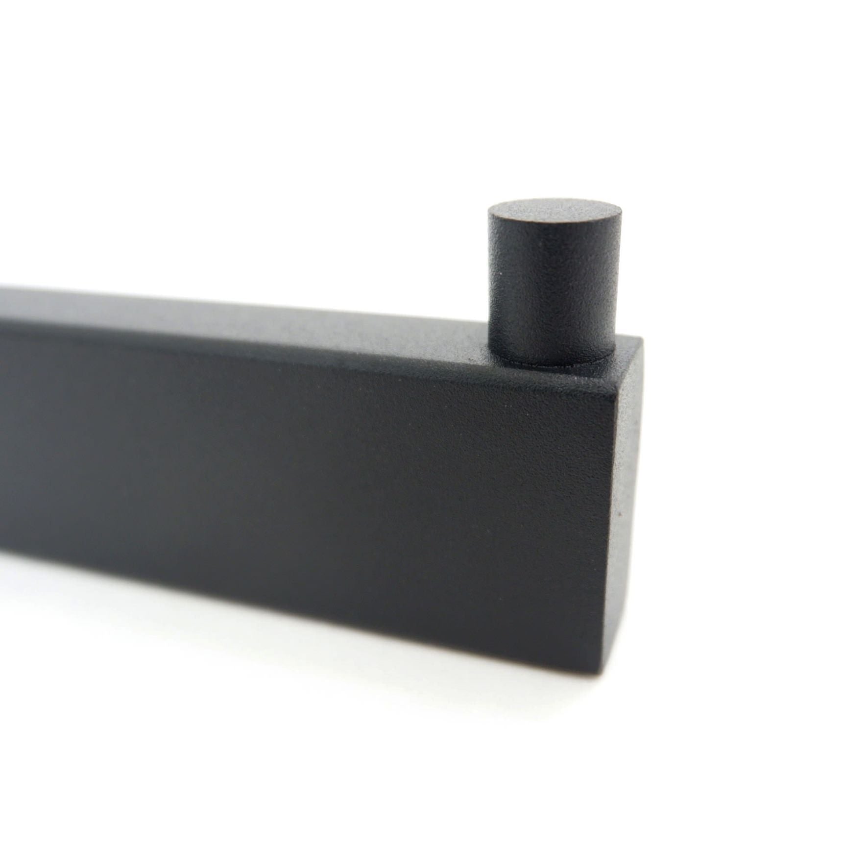 スペアトイレットペーパーホルダー｜LINEA MB ペーパーストッカー ペーパースタンド 壁設置タイプ 高さ4.2cm 幅1.5cm 奥行き13.1cm 18/10ステンレス製 マットブラック 40581