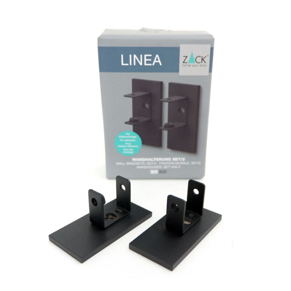 LINEA接着用ブラケット｜LINEA MB 18/10ステンレス製 マットブラック 40585 -