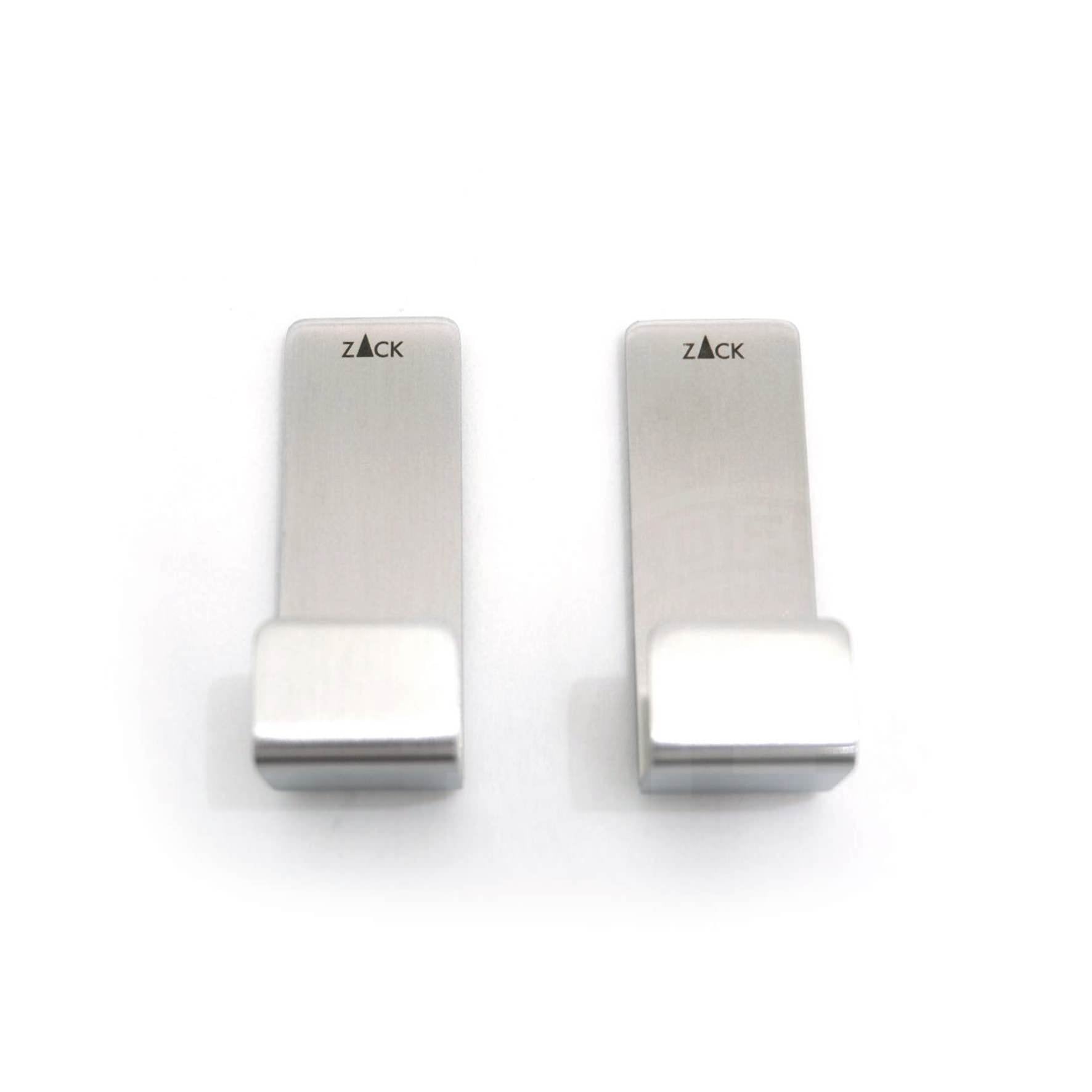 タオル掛け｜POTES HL タオルフックS 2個入 ループタオルフック 接着シールタイプ 高さ5.5cm 幅2cm 18/10ステンレス製 ヘアライン仕上げ 40608