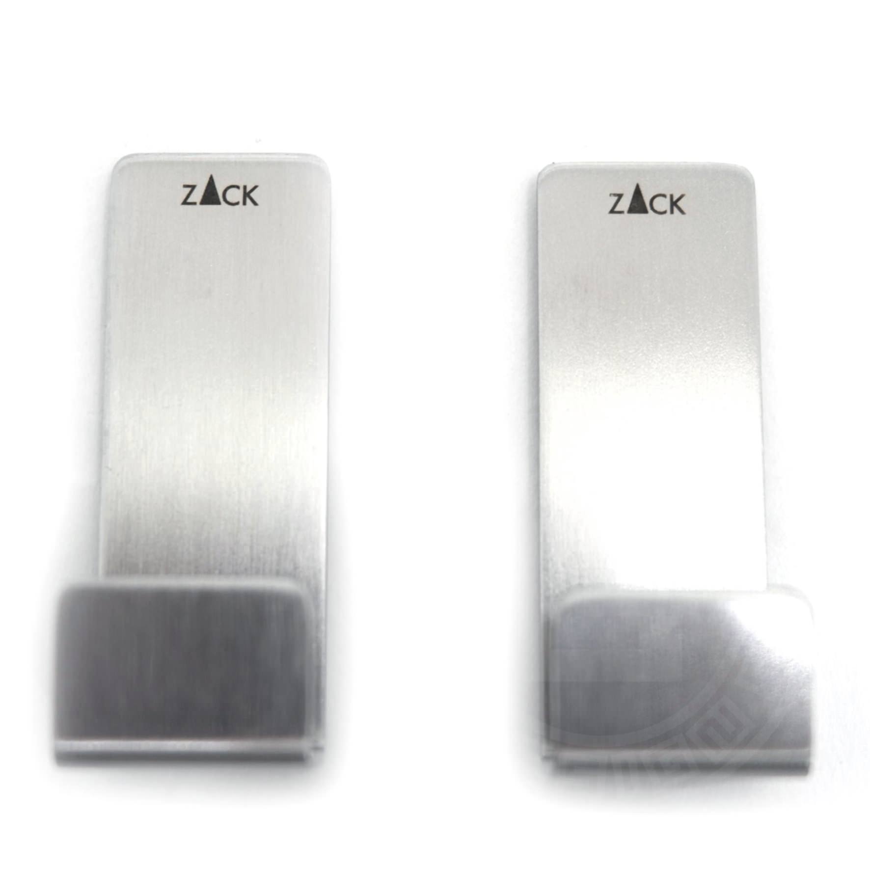 タオル掛け｜POTES HL タオルフックS 2個入 ループタオルフック 接着シールタイプ 高さ5.5cm 幅2cm 18/10ステンレス製 ヘアライン仕上げ 40608