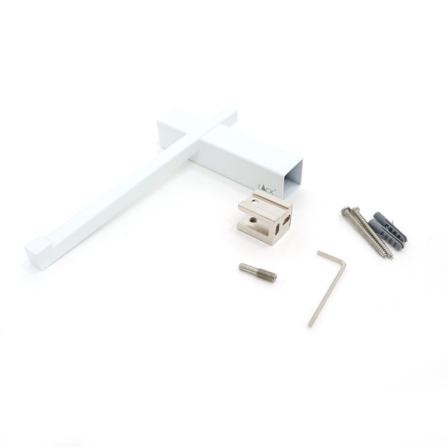 トイレットペーパーホルダー｜CARVO MW ペーパーホルダー ペーパーストッカー 壁設置タイプ 幅16.5cm 高さ2.6cm 奥行き10cm 18/10ステンレス製 マットホワイト 40810