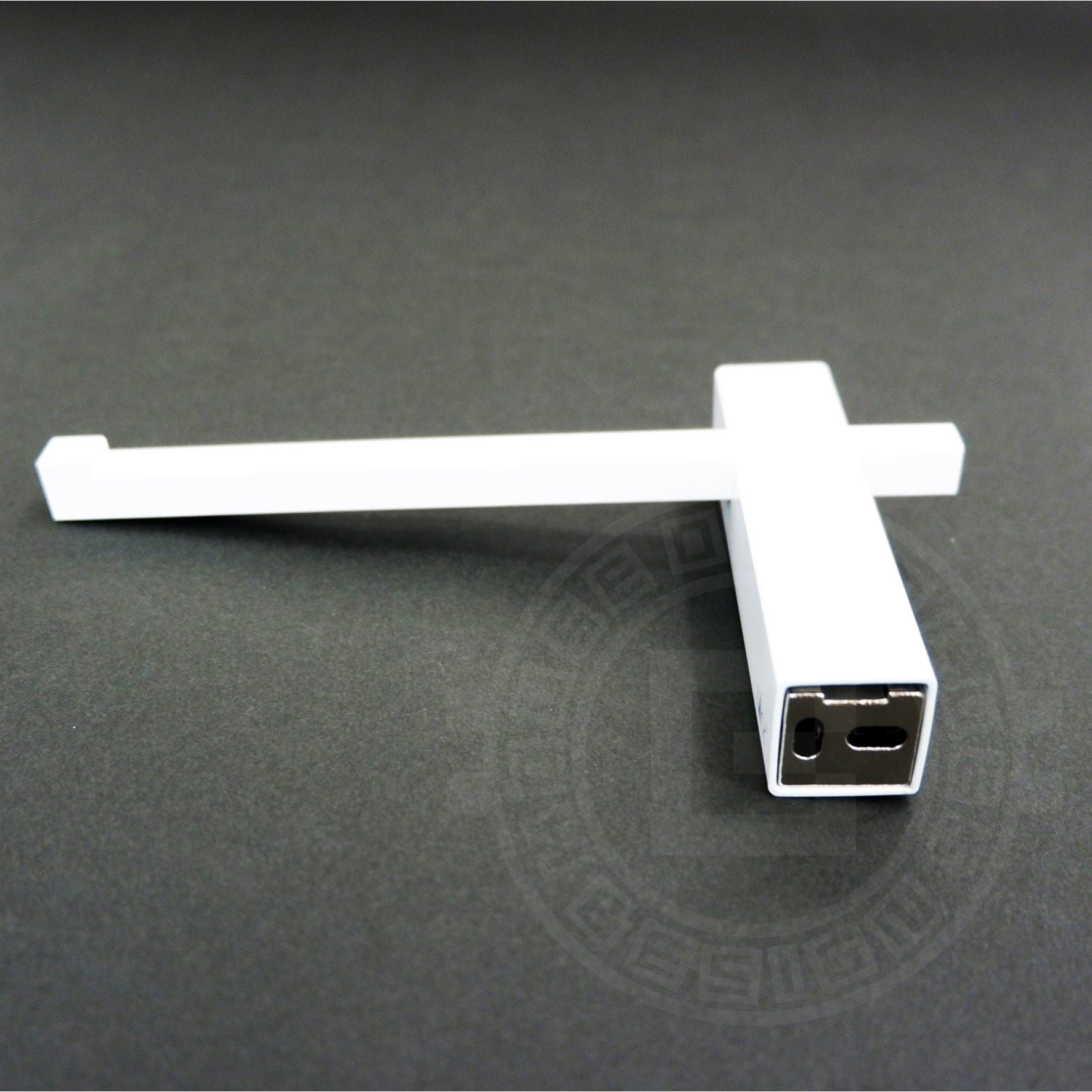 トイレットペーパーホルダー｜CARVO MW ペーパーホルダー ペーパーストッカー 壁設置タイプ 幅16.5cm 高さ2.6cm 奥行き10cm 18/10ステンレス製 マットホワイト 40810