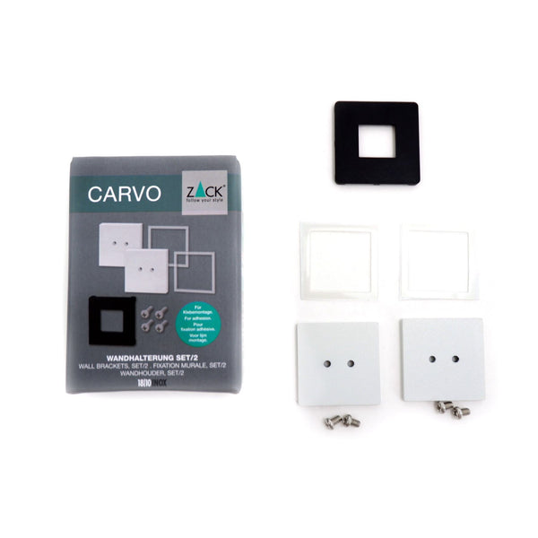 CARVO接着用ブラケット｜CARVO MW 18/10ステンレス製 マットホワイト 40819 -
