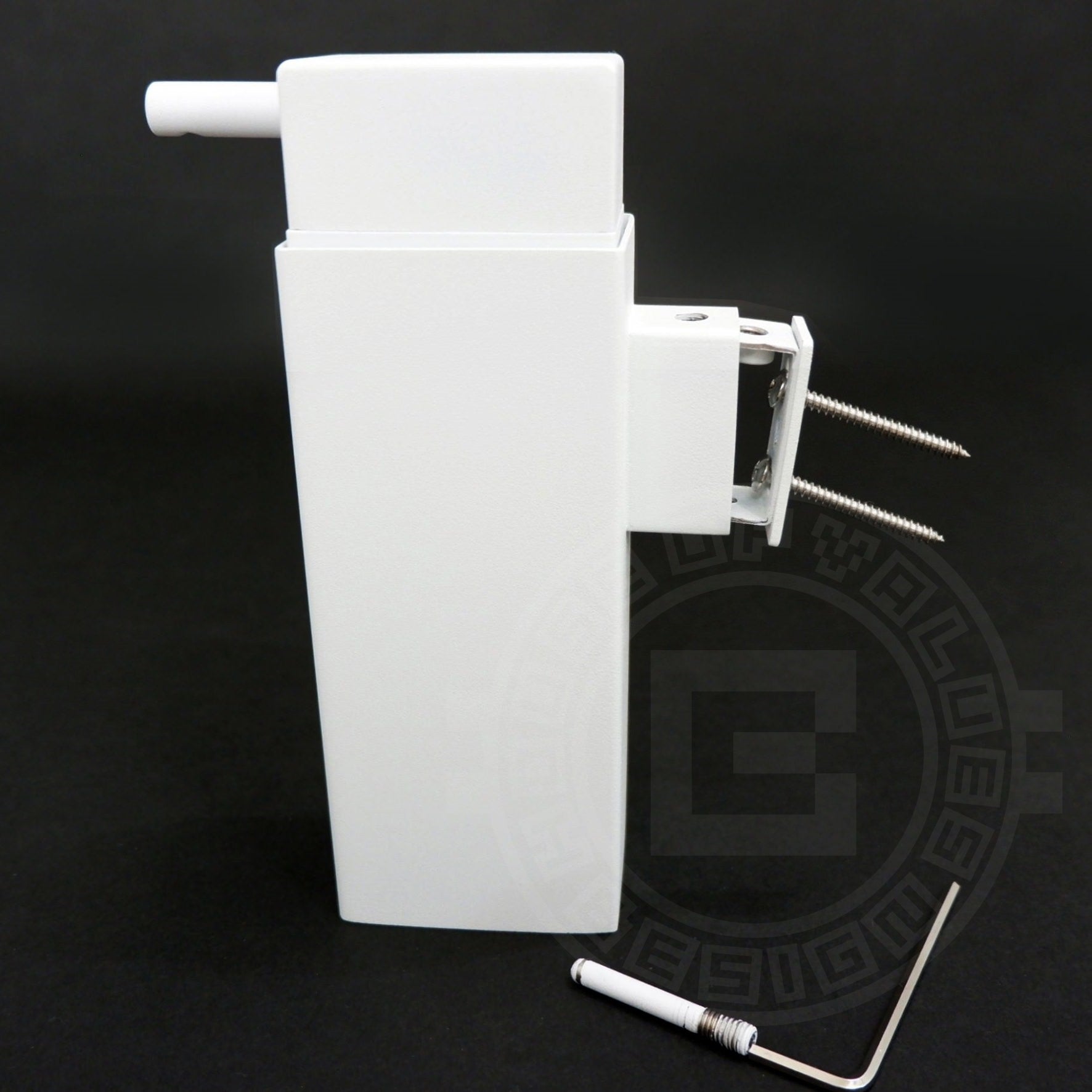 ソープディスペンサー｜LINEA MW 液体用ソープ リキッドソープ 壁設置タイプ 高さ16.7cm 幅4cm 奥行き10.8cm 190ml 18/10ステンレス製 マットホワイト 40840