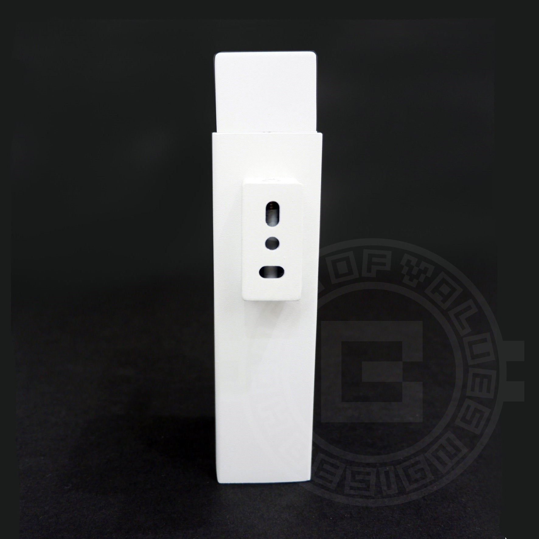 ソープディスペンサー｜LINEA MW 液体用ソープ リキッドソープ 壁設置タイプ 高さ16.7cm 幅4cm 奥行き10.8cm 190ml 18/10ステンレス製 マットホワイト 40840