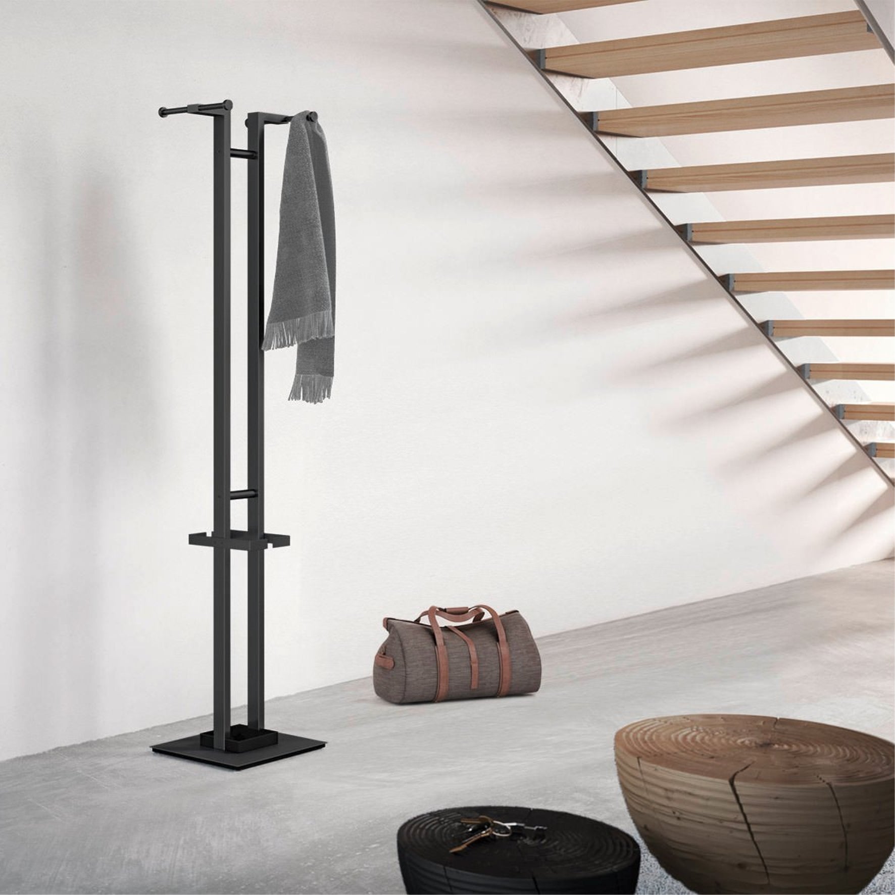 バレット｜50636 ATACIO MB コートスタンド 収納ラック 収納スタンド