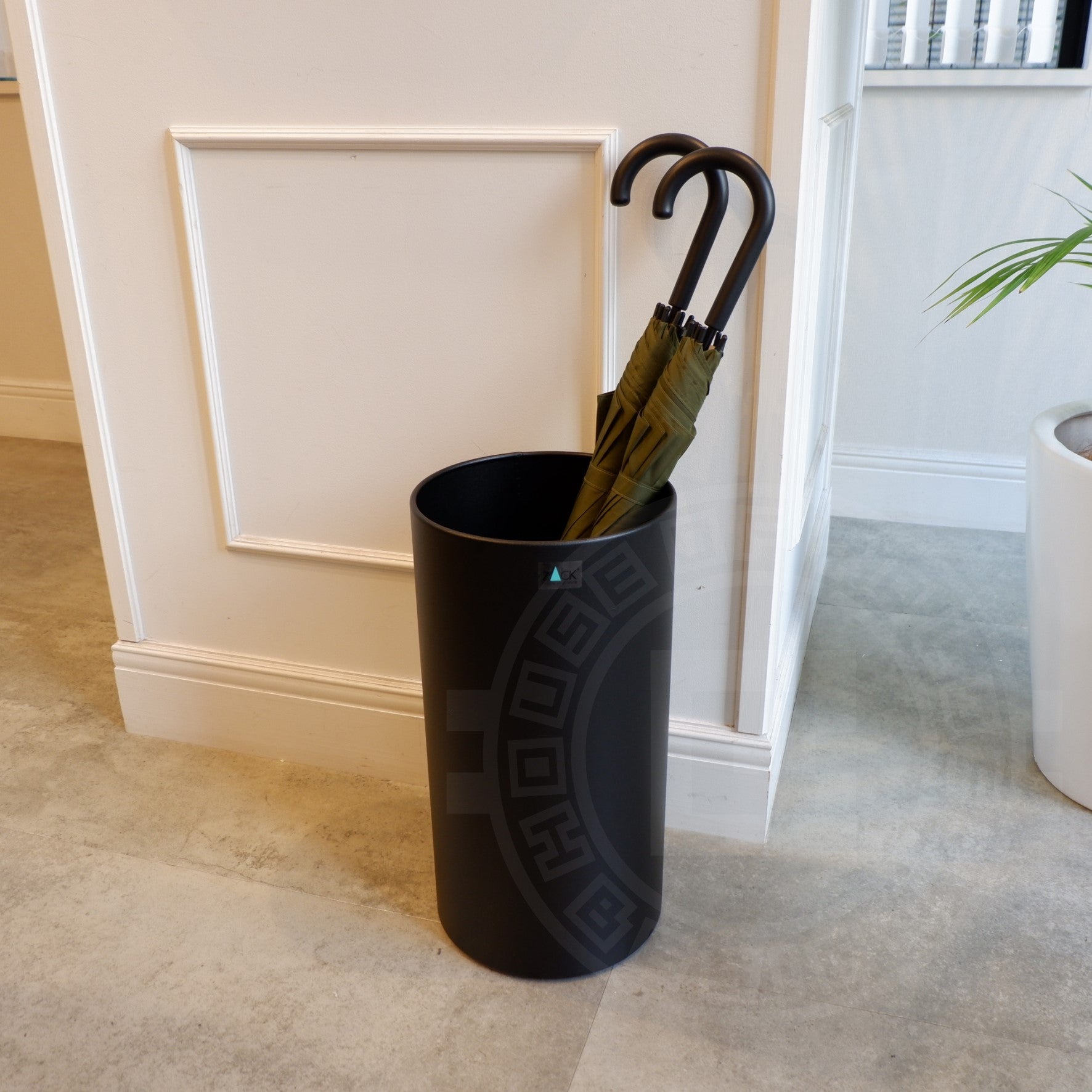 アンブレラスタンド｜CIVOS MB 傘立 傘たて 傘入れ 高さ48.5cm 直径24.5cm 18/10ステンレス製 マットブラック 50509