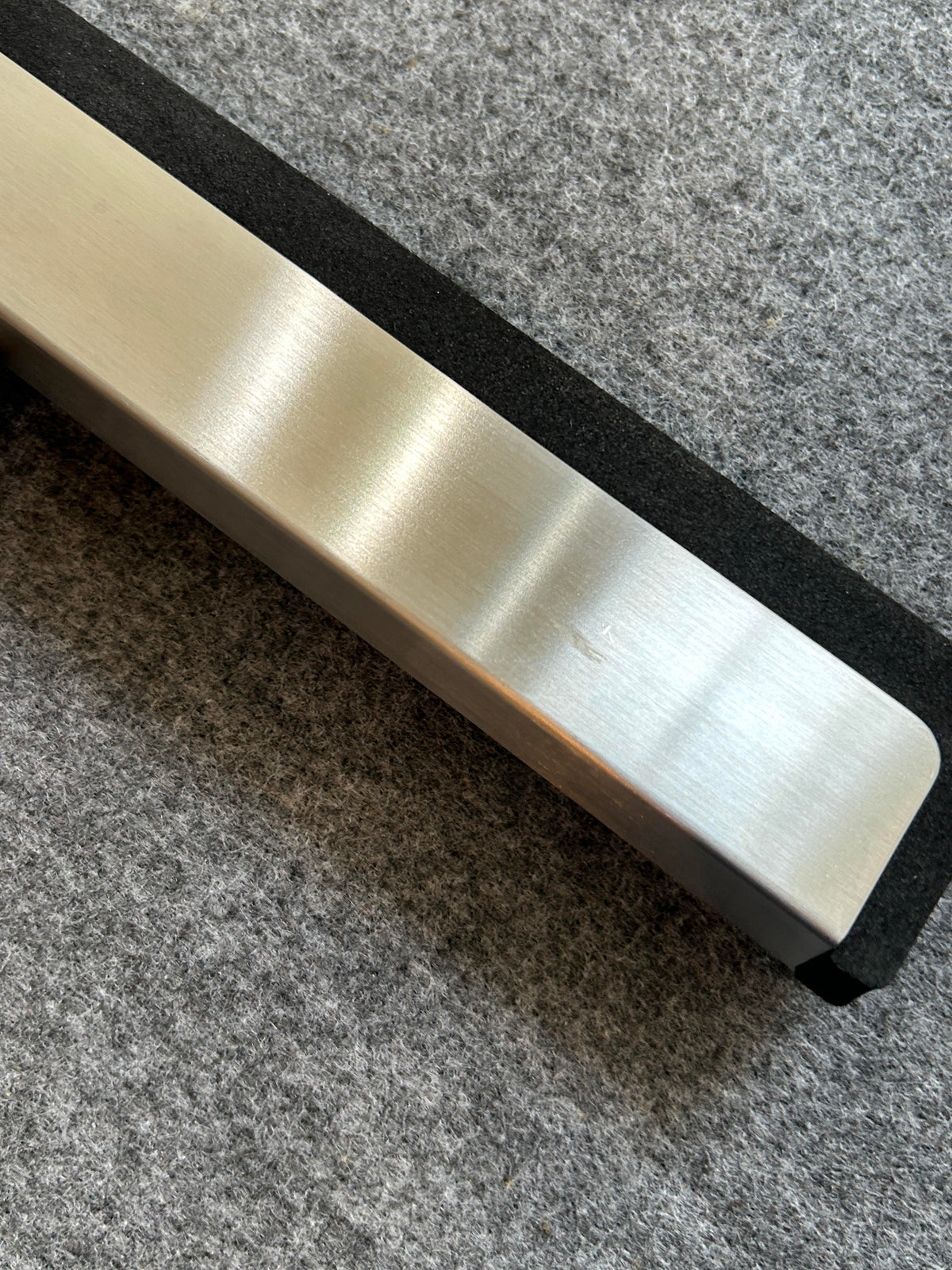[SAMPLE] フロアスクイージー｜ZACK 40150 YEMO HL フロア用水取りワイパー 水切りワイパー 玄関用スクージー 長さ125cm 幅35cm 18/10ステンレス製 ヘアライン仕上げ H1 [在庫有り]