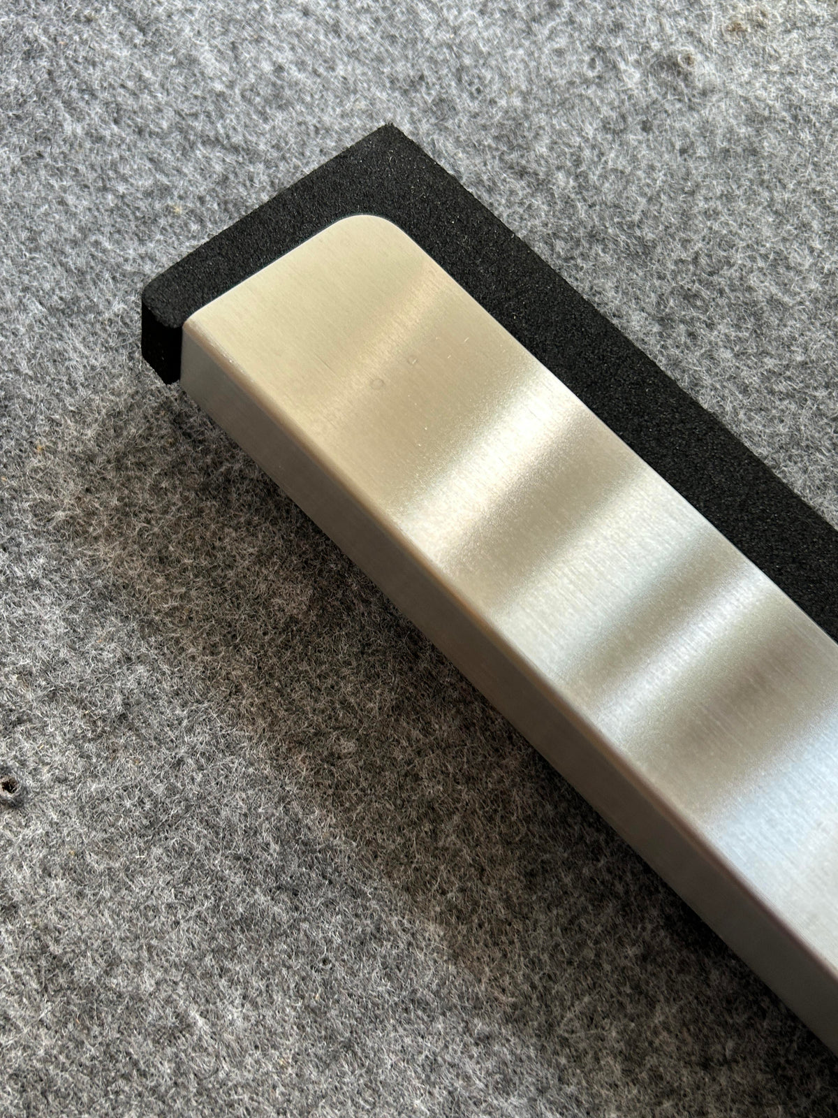 [SAMPLE] フロアスクイージー｜ZACK 40150 YEMO HL フロア用水取りワイパー 水切りワイパー 玄関用スクージー 長さ125cm 幅35cm 18/10ステンレス製 ヘアライン仕上げ H1 [在庫有り]