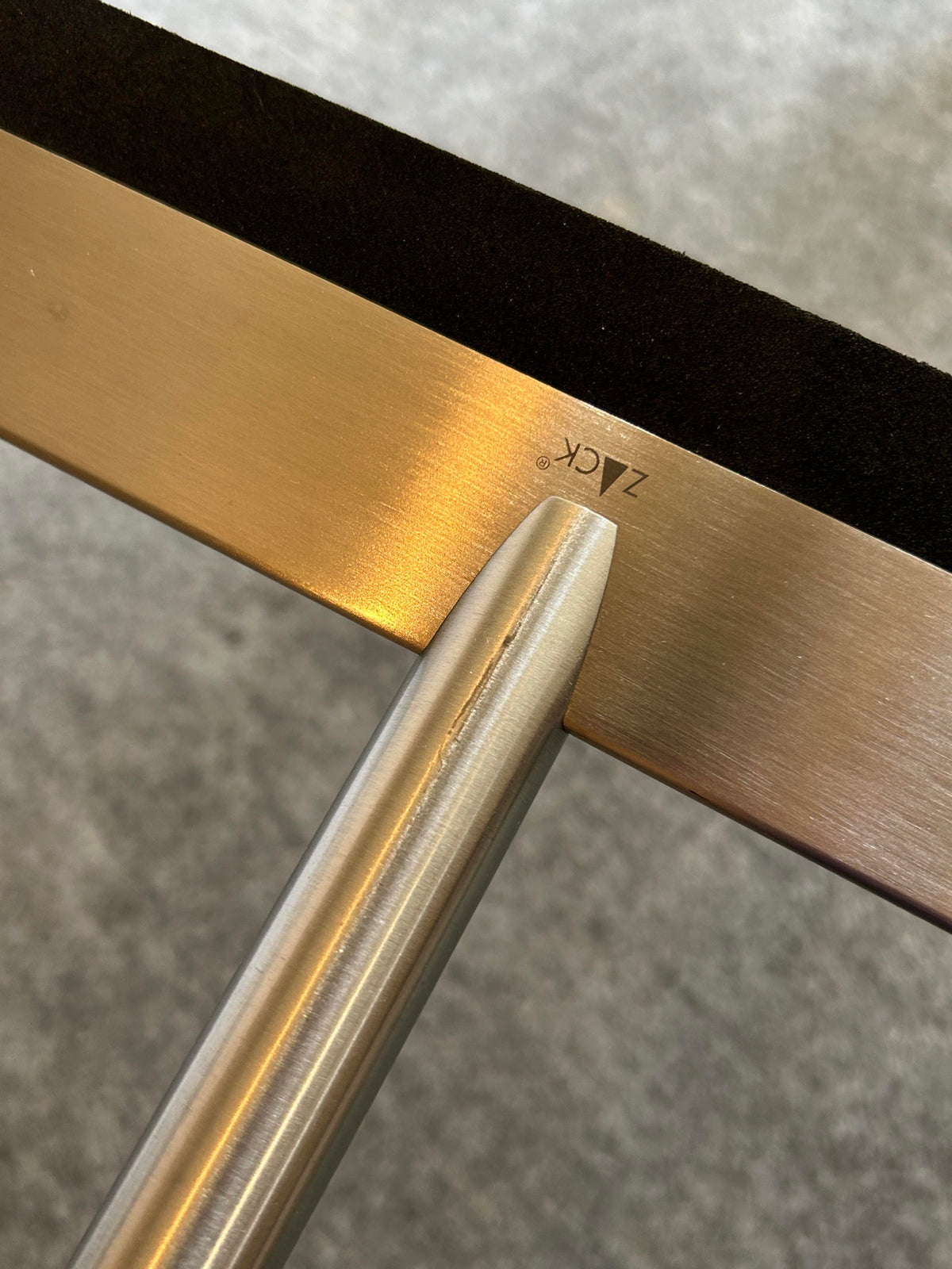 [SAMPLE] フロアスクイージー｜ZACK 40150 YEMO HL フロア用水取りワイパー 水切りワイパー 玄関用スクージー 長さ125cm 幅35cm 18/10ステンレス製 ヘアライン仕上げ H1 [在庫有り]