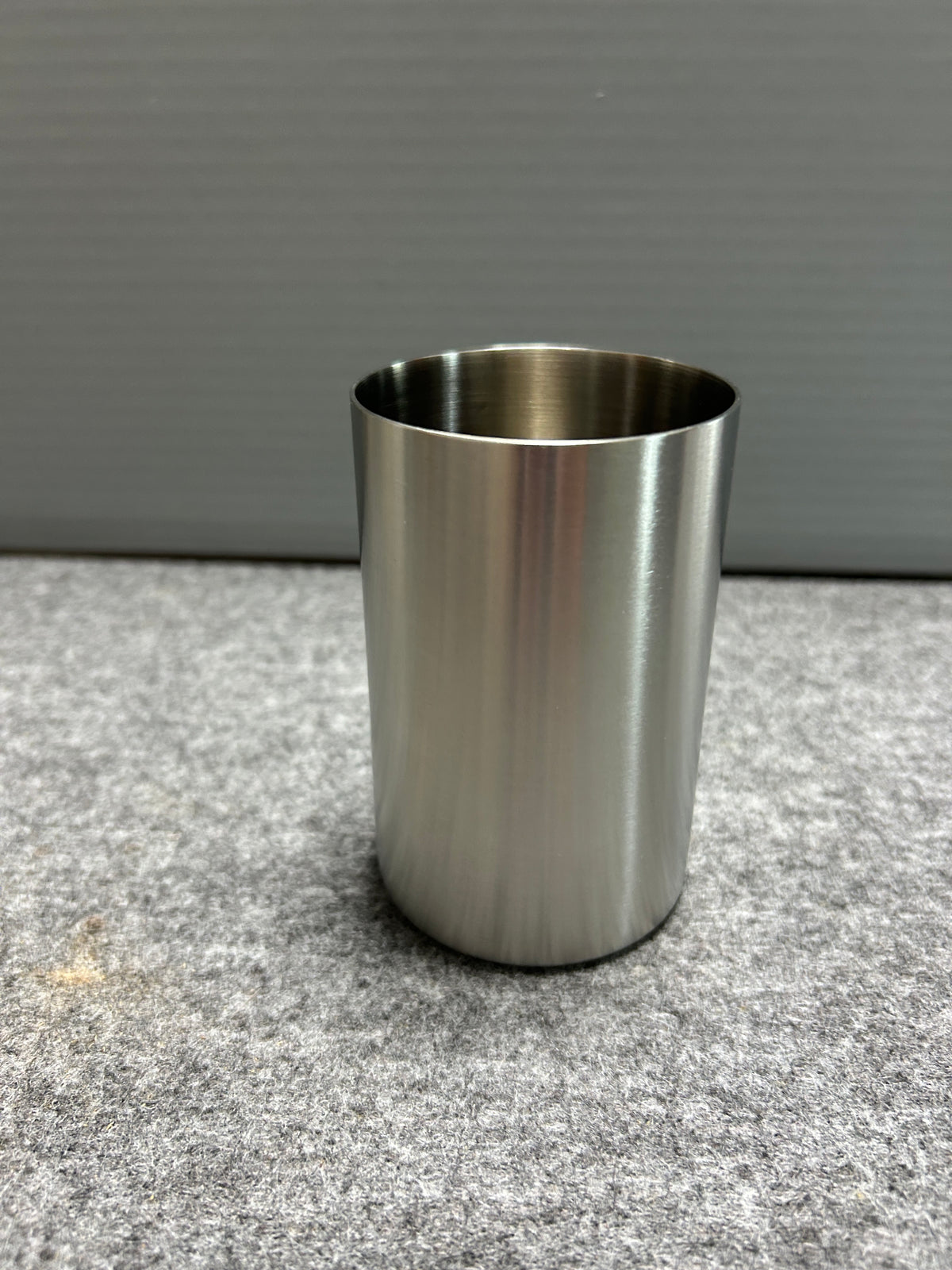 [SAMPLE] タンブラー｜ZACK 40129 CUPA HL コップ 高さ10cm 直径6.5cm 250ml 18/10ステンレス製 ヘアライン仕上げ