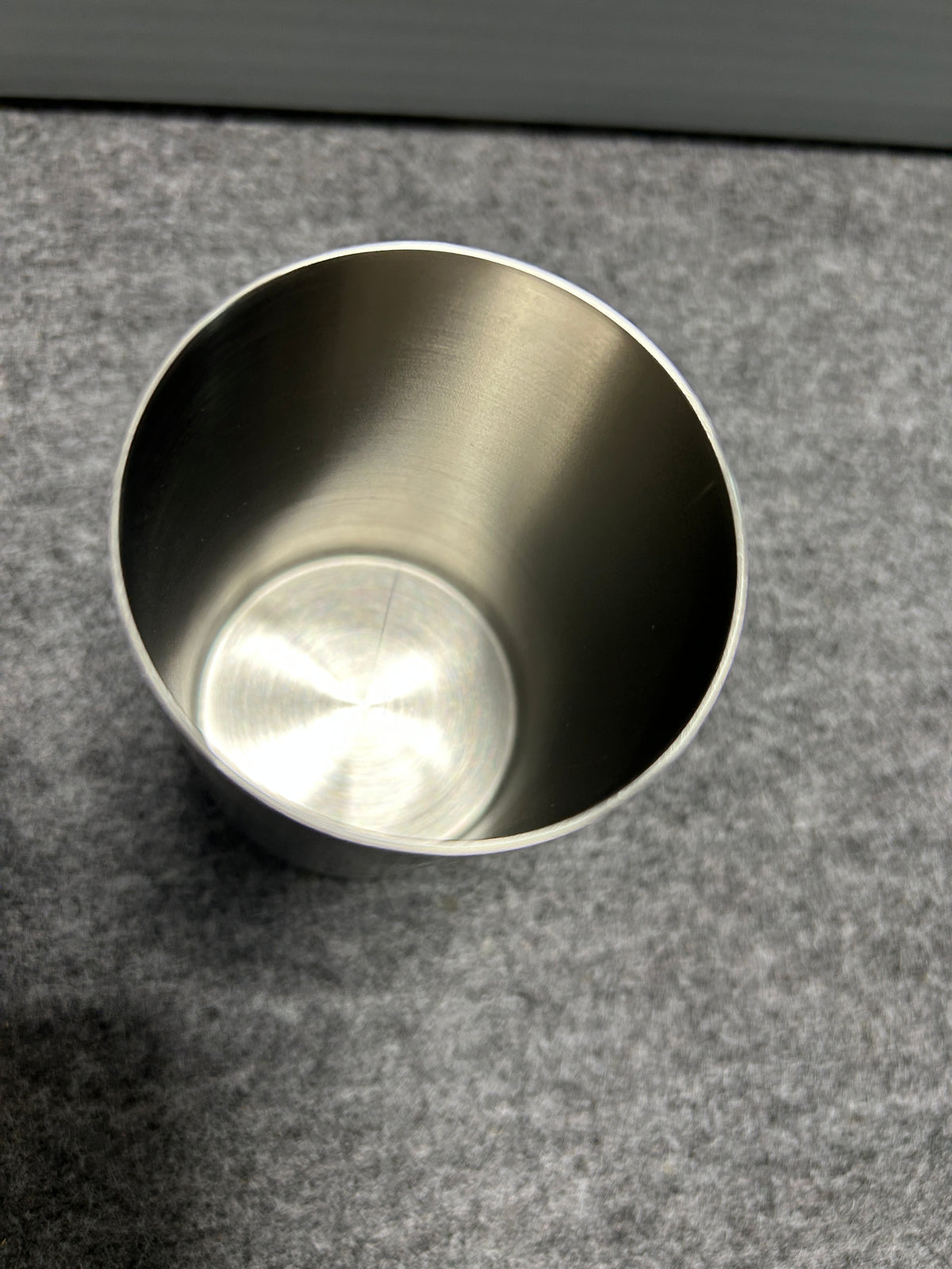 [SAMPLE] タンブラー｜ZACK 40129 CUPA HL コップ 高さ10cm 直径6.5cm 250ml 18/10ステンレス製 ヘアライン仕上げ