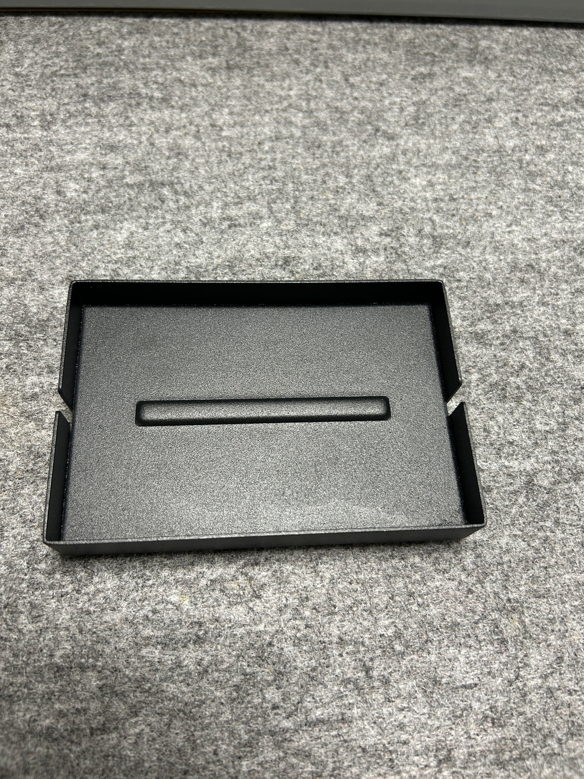 [SAMPLE] ソープディッシュ｜ZACK 40537 POTES MB ソープトレー 石鹸置き 幅12.5cm 奥行き8.5cm 高さ2cm 18/10ステンレス製 マットブラック