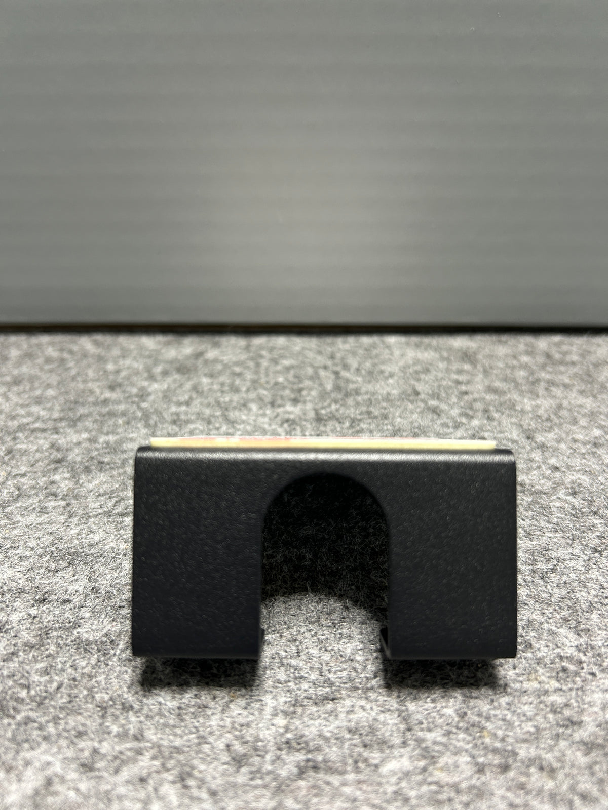 [SAMPLE] レイザーホルダー｜ZACK 40604 POTES MB ひげそり 洗面収納 接着シールタイプ 高さ5.5cm 幅6cm 18/10ステンレス製 マットブラック