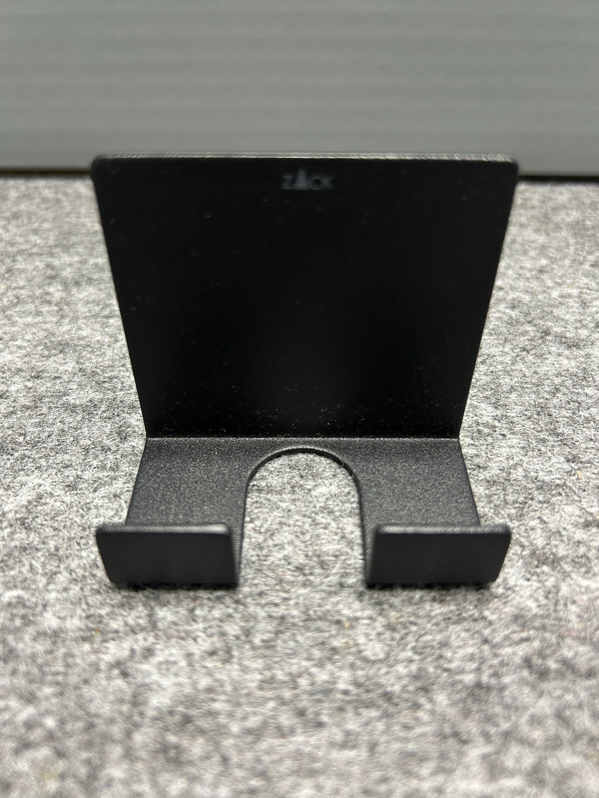 [SAMPLE] レイザーホルダー｜ZACK 40604 POTES MB ひげそり 洗面収納 接着シールタイプ 高さ5.5cm 幅6cm 18/10ステンレス製 マットブラック