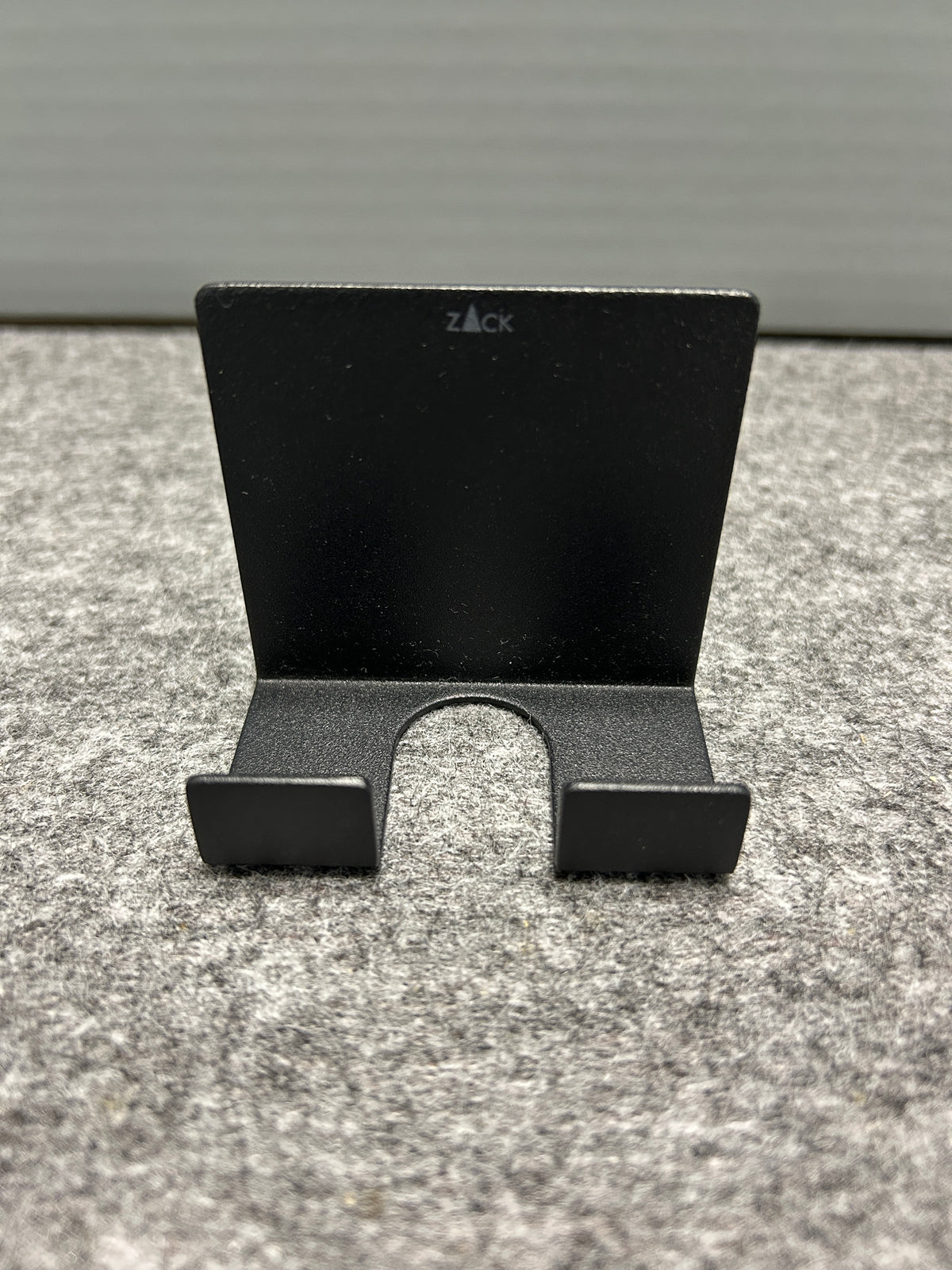 [SAMPLE] レイザーホルダー｜ZACK 40604 POTES MB ひげそり 洗面収納 接着シールタイプ 高さ5.5cm 幅6cm 18/10ステンレス製 マットブラック