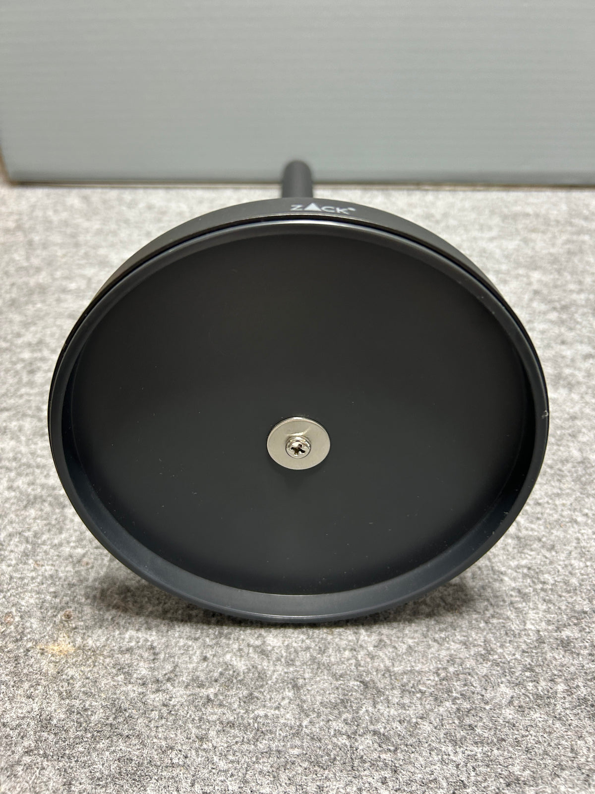 [SAMPLE] スペアトイレットペーパーホルダー｜ZACK 40286 MIMO MB ペーパーストッカー ペーパースタンド 高さ37cm ベース直径15cm 18/10ステンレス製 マットブラック [在庫有り]