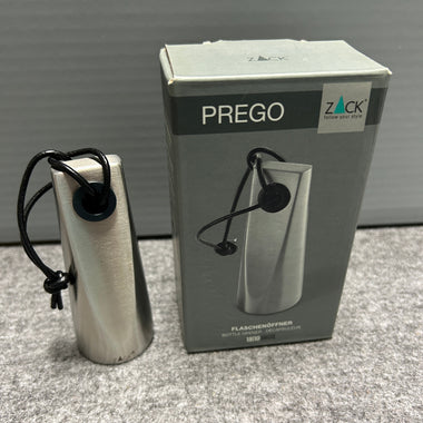 [SAMPLE] ボトルオープナー｜ZACK 20568 PREGO HL 栓抜き 高さ10cm 幅4cm 18/10ステンレス製 ヘアライン仕上げ H2-69 [在庫有り]