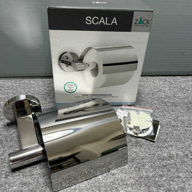 [SAMPLE] [廃番] トイレットペーパーホルダー｜ZACK 40051 SCALA MP 18/10ステンレス製 ミラーポリッシュ仕上げ